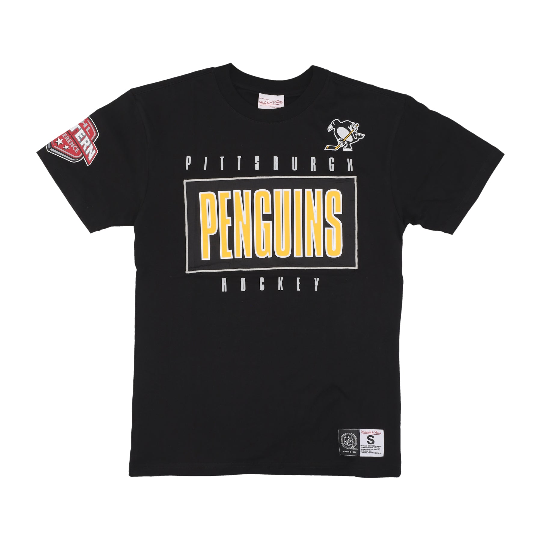 Maglietta Uomo Nhl Team Og 2.0 Premium Current Logo Tee Pitpen Original Team Colors TCRW6616-PPEYYPPPBLCK