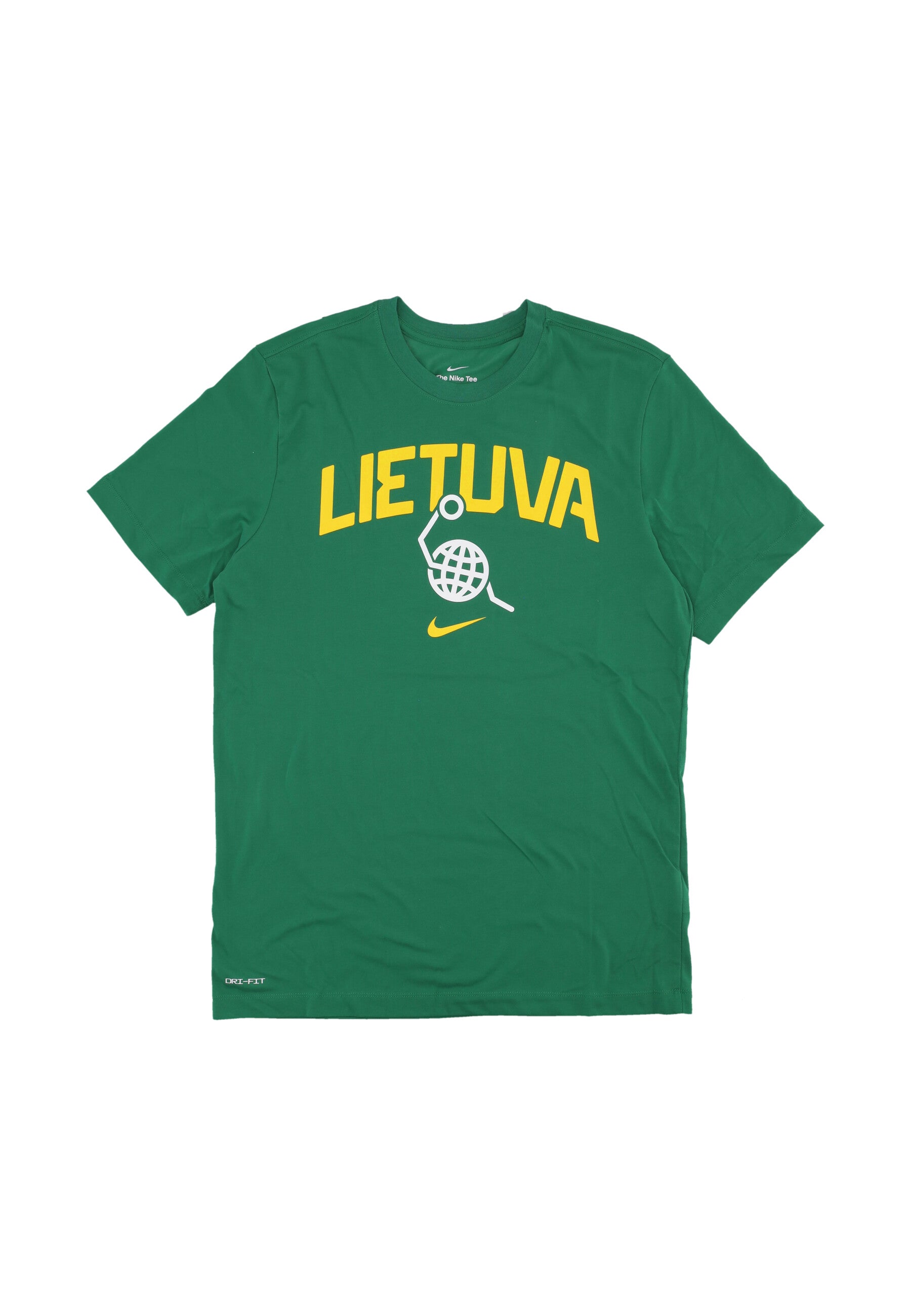 Maglietta Uomo Olympic 2024 Basketball Tee Team Lithuania Pine Green/pine Green/white/tour Yellow FQ3675-302