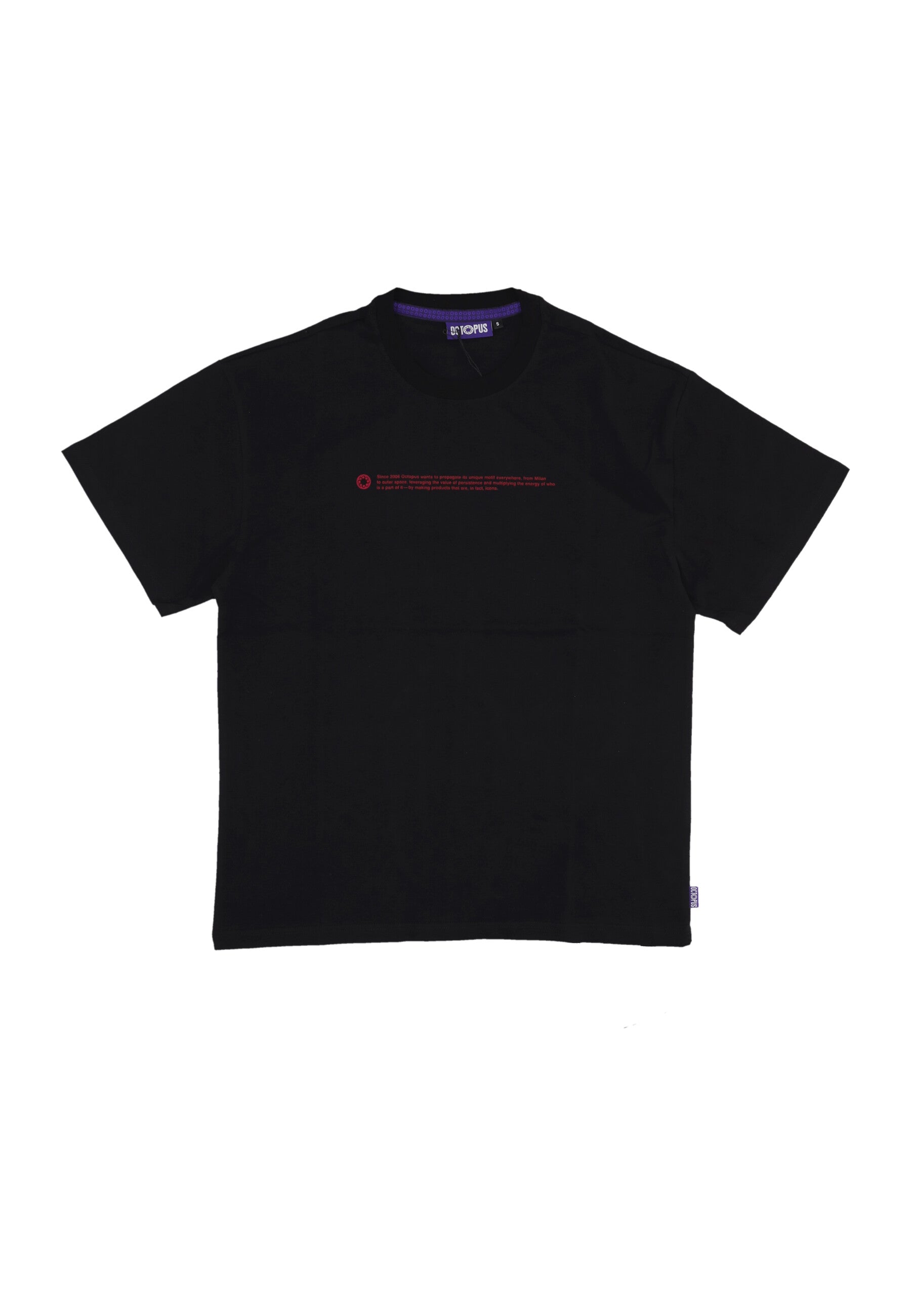 Maglietta Uomo Outline Logo Tee Black 24WOTS18