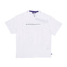 Maglietta Uomo Outline Logo Tee White/black 25SOTS18