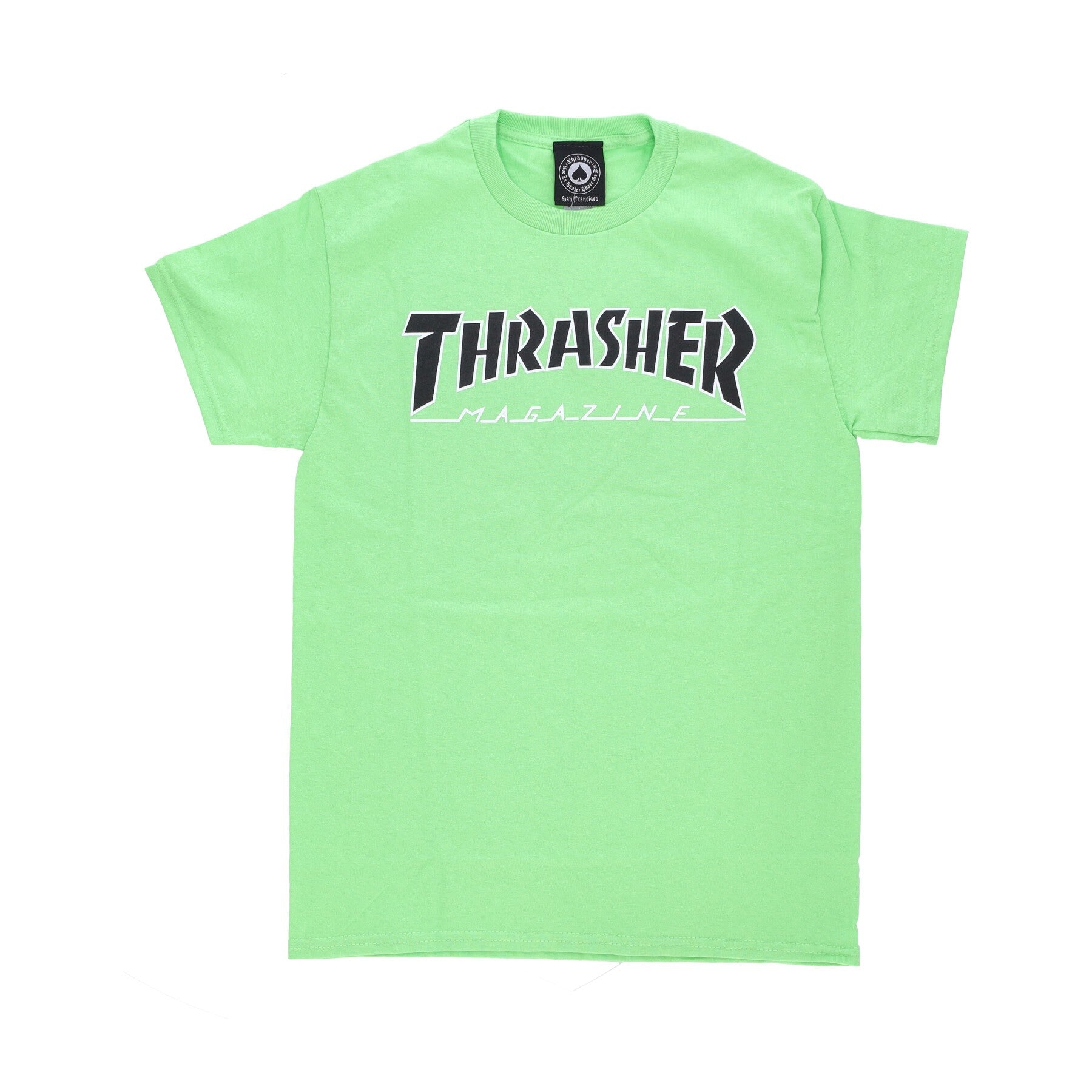 Maglietta Uomo Outline Tee Lime/black E20THROUT