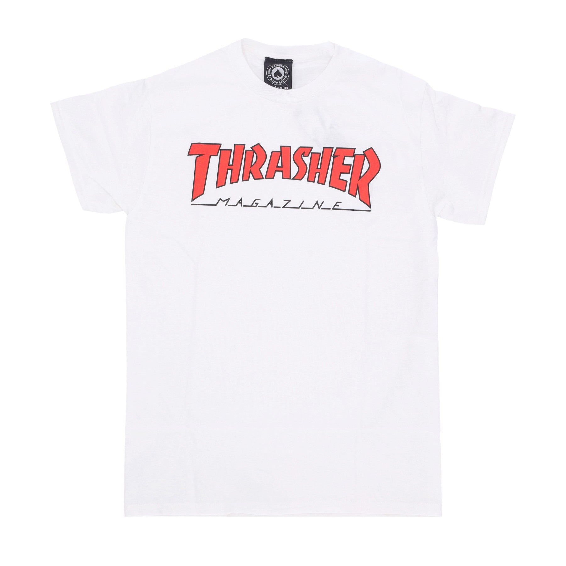 Maglietta Uomo Outline Tee White/red E20THROUT