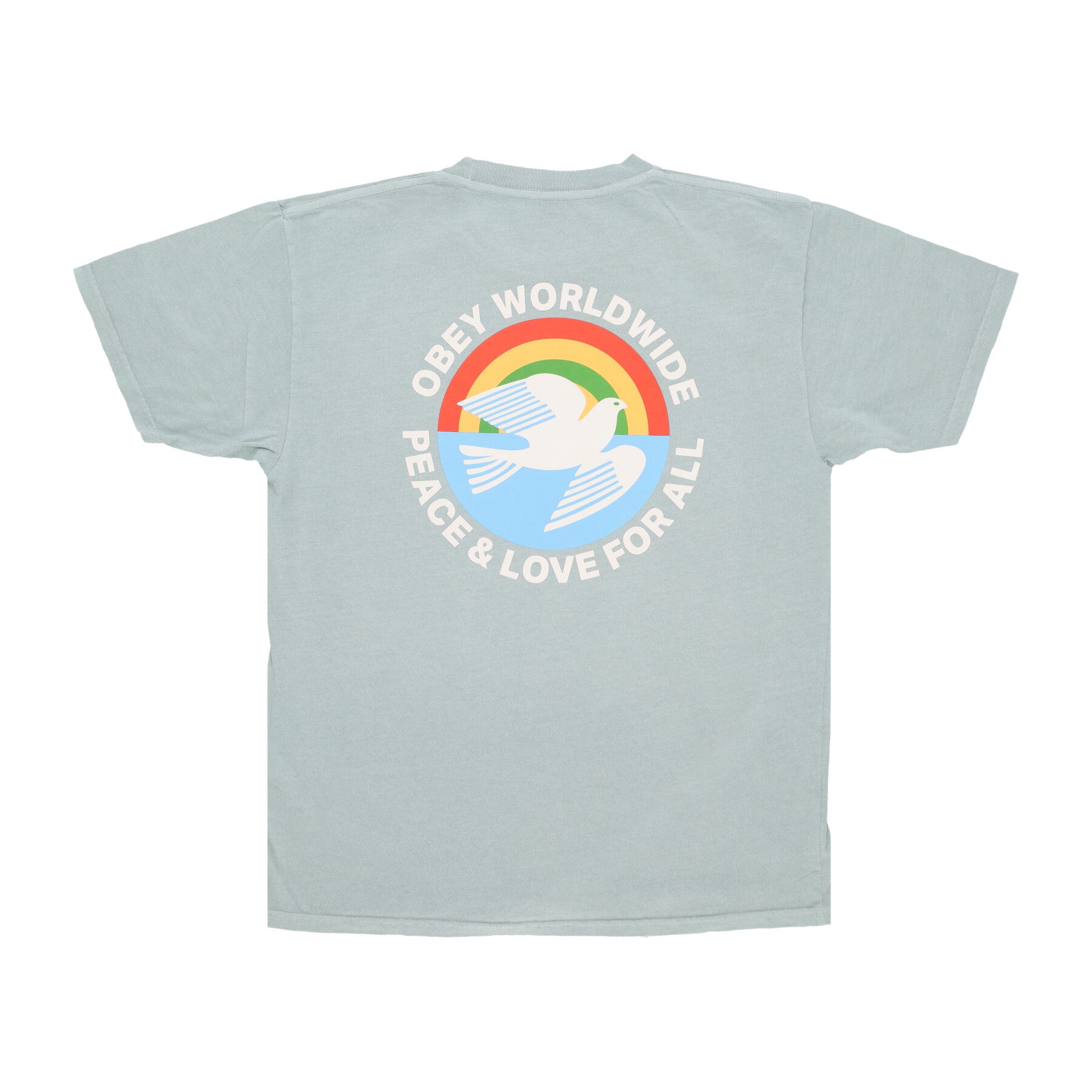 Maglietta Uomo Peace & Love For All Classic Pigment Tee Pigment Surf Spray 163813765