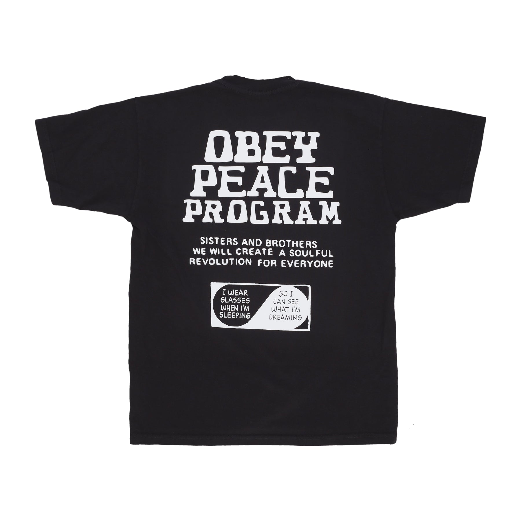 Maglietta Uomo Peace Program Heavy Weight Classic Tee Vintage Black 166913704