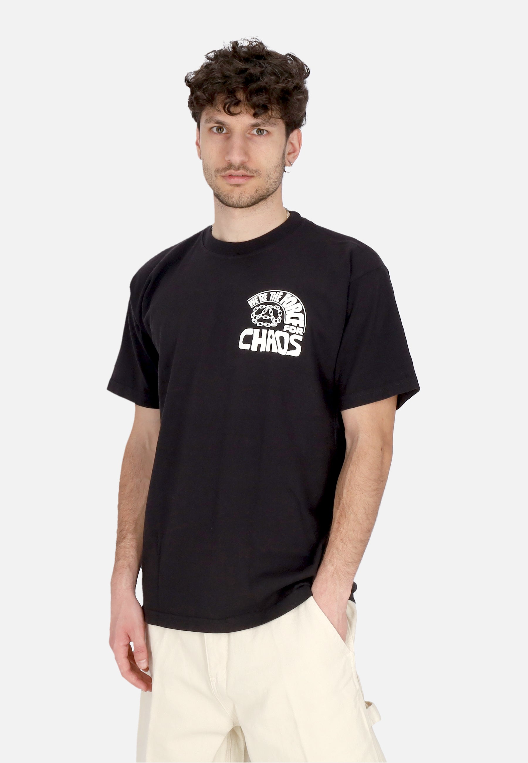 Maglietta Uomo Peace Program Heavy Weight Classic Tee Vintage Black 166913704