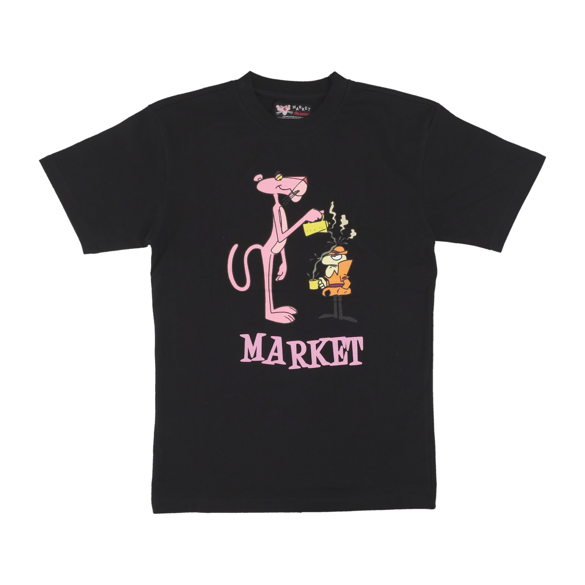 Maglietta Uomo Pourover Tee X Pink Panther Black 399001788