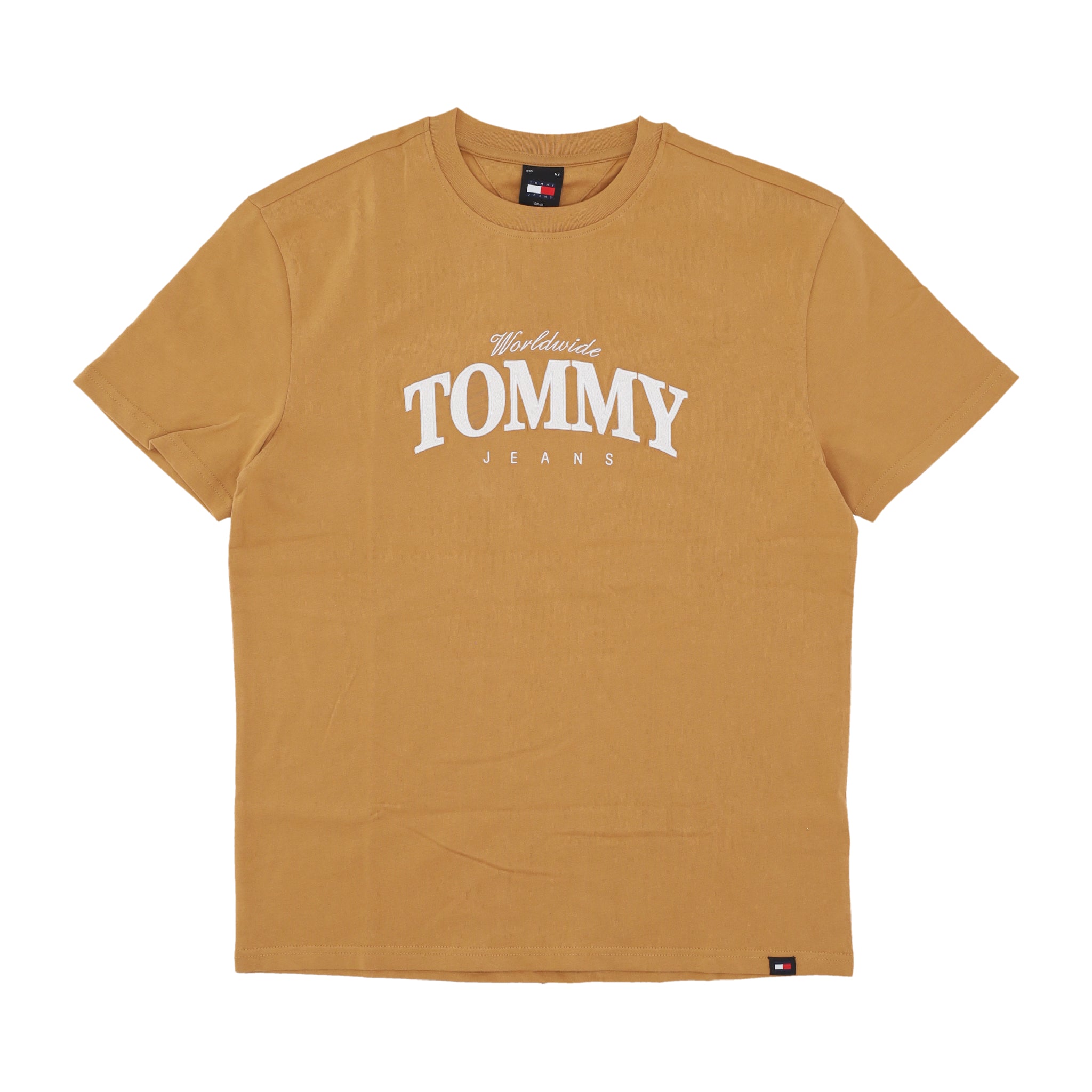 Maglietta Uomo Regular Varsity Luxe Tee Alchemy Yellow DM0DM18274