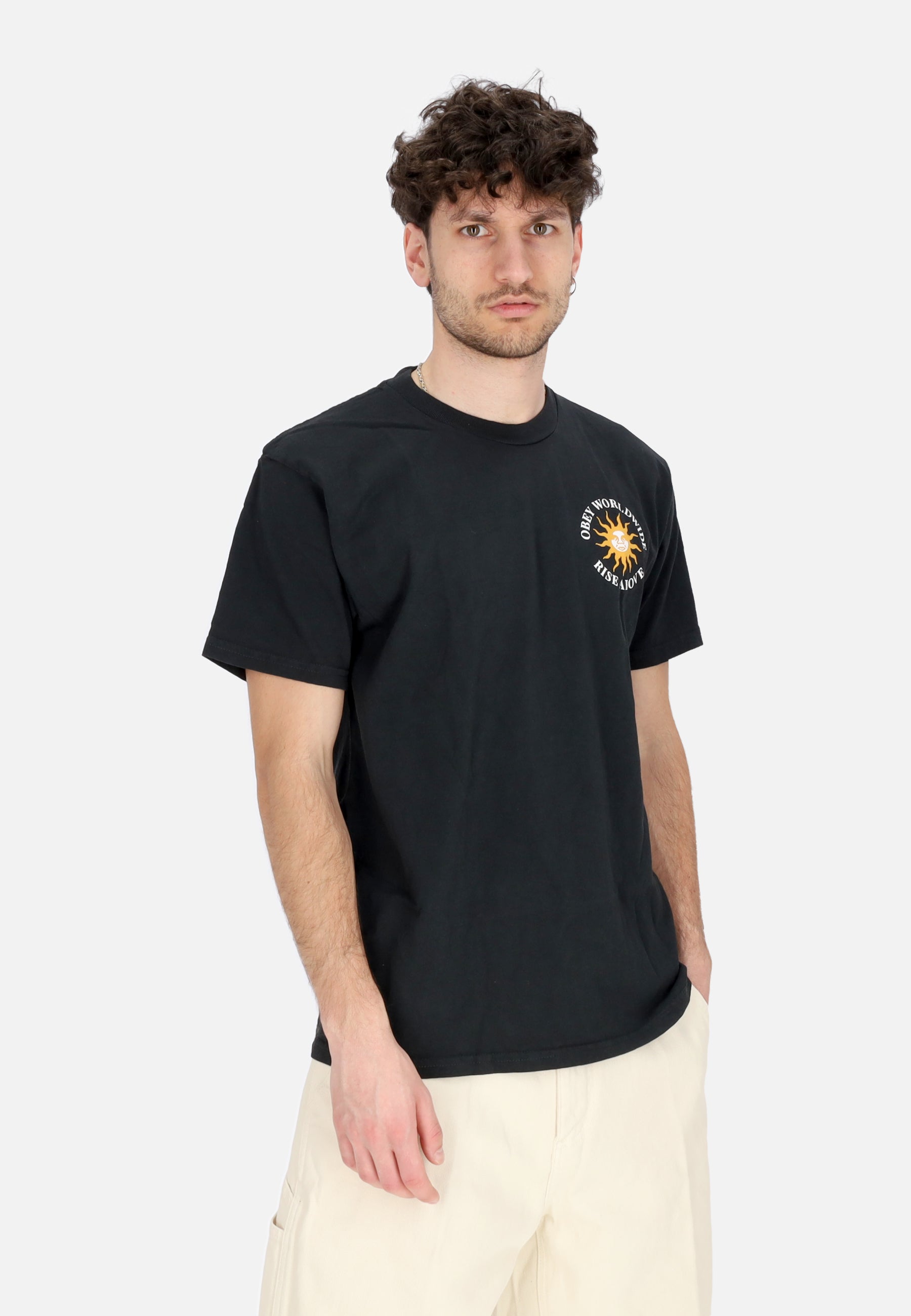 Maglietta Uomo Rise Pigment Classic Tee Pigment Vintage Black 163813771