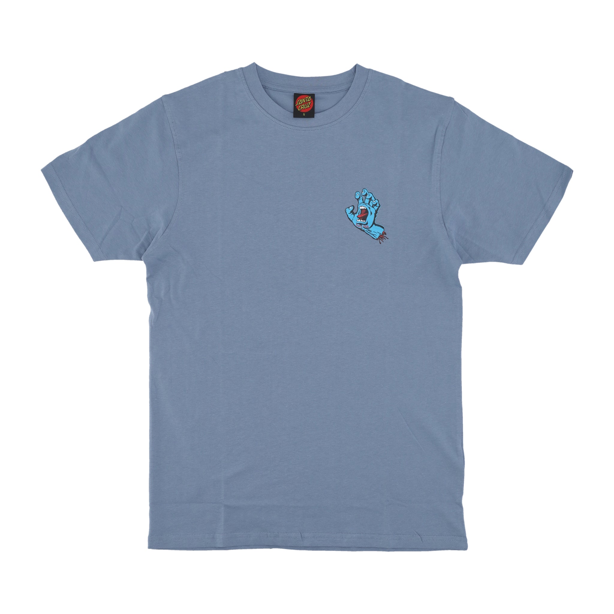 Maglietta Uomo Screaming Hand Chest Tee Dusty Blue SCA-TEE-10767