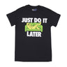 Maglietta Uomo Secret Club Just Do It Later Tee Black 399001968