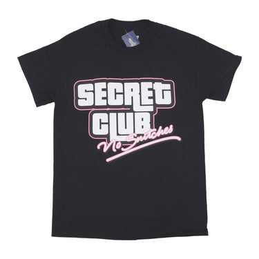 Maglietta Uomo Secret Club No Snitches Tee Black 399001977