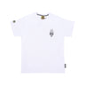 Maglietta Uomo Skull Flame Tee White 24SSMU14004-02