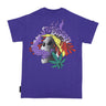 Maglietta Uomo Skull Liquid Tee Purple 23FWMU13015-35