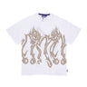 Maglietta Uomo Tribal Skull Tee White 25SOTS75
