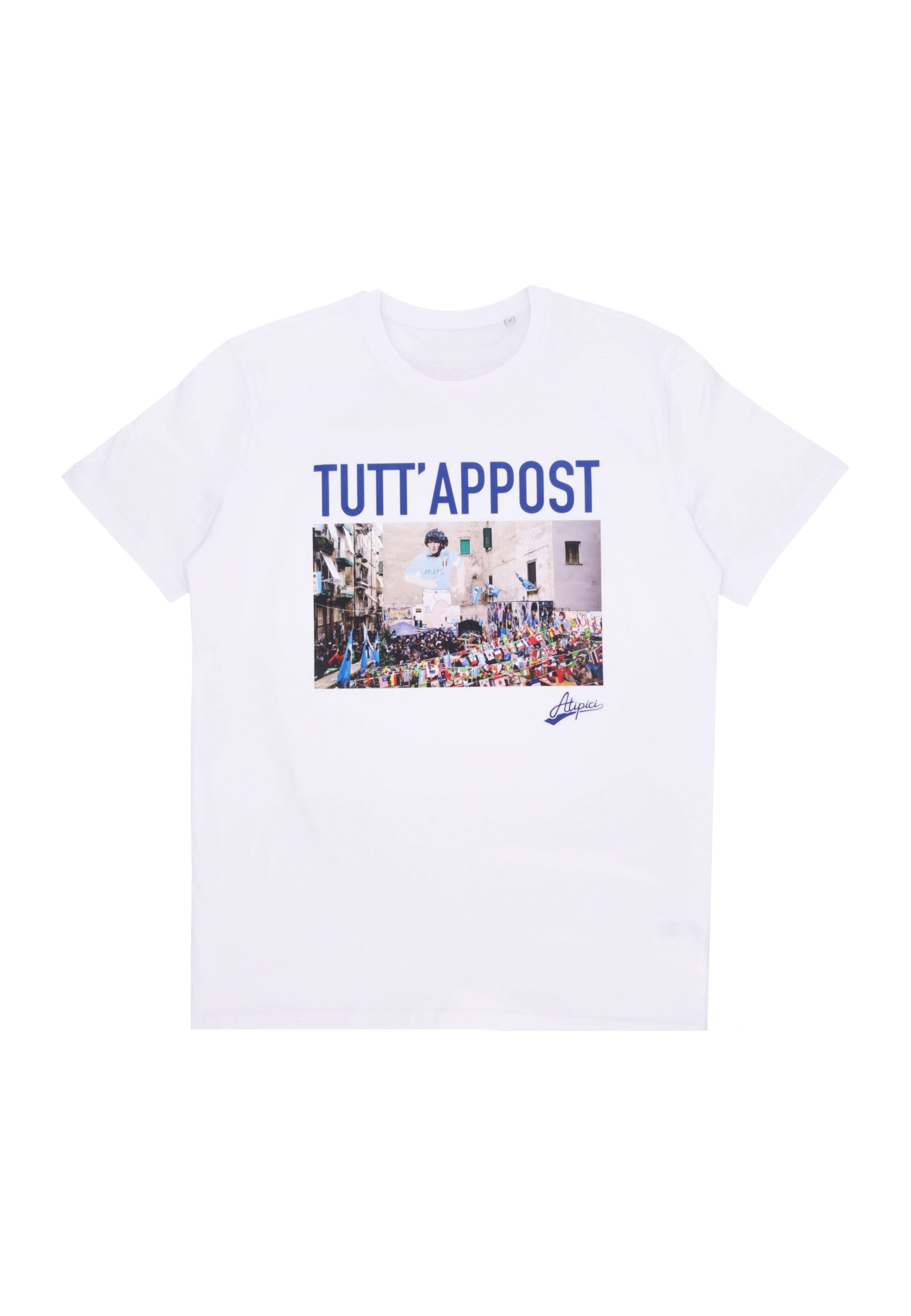 Maglietta Uomo Tutt' Appost Tee White ATIPICI103-TS-TUTTAPP