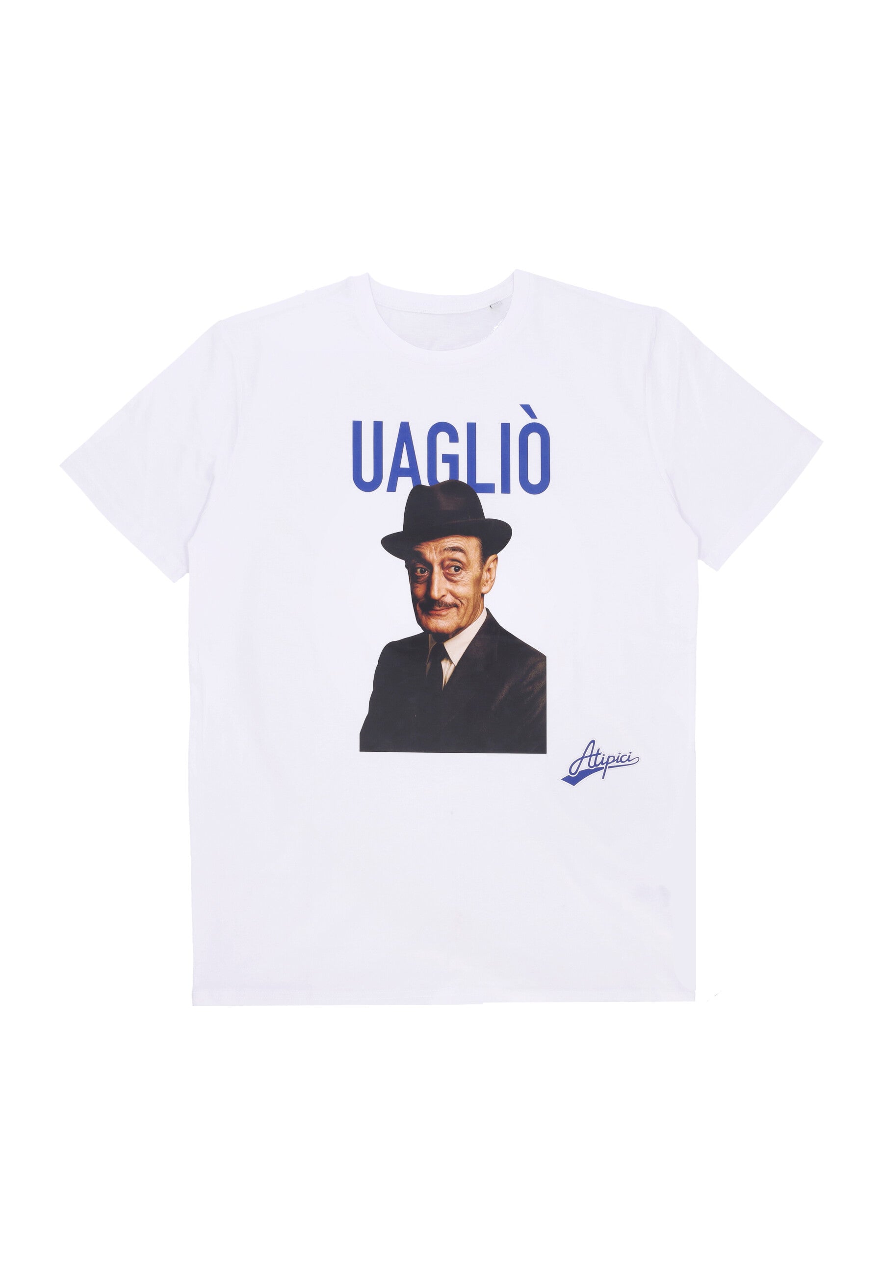 Maglietta Uomo 'uaglio' Tee White ATIPICI107-TS-UAGLIO