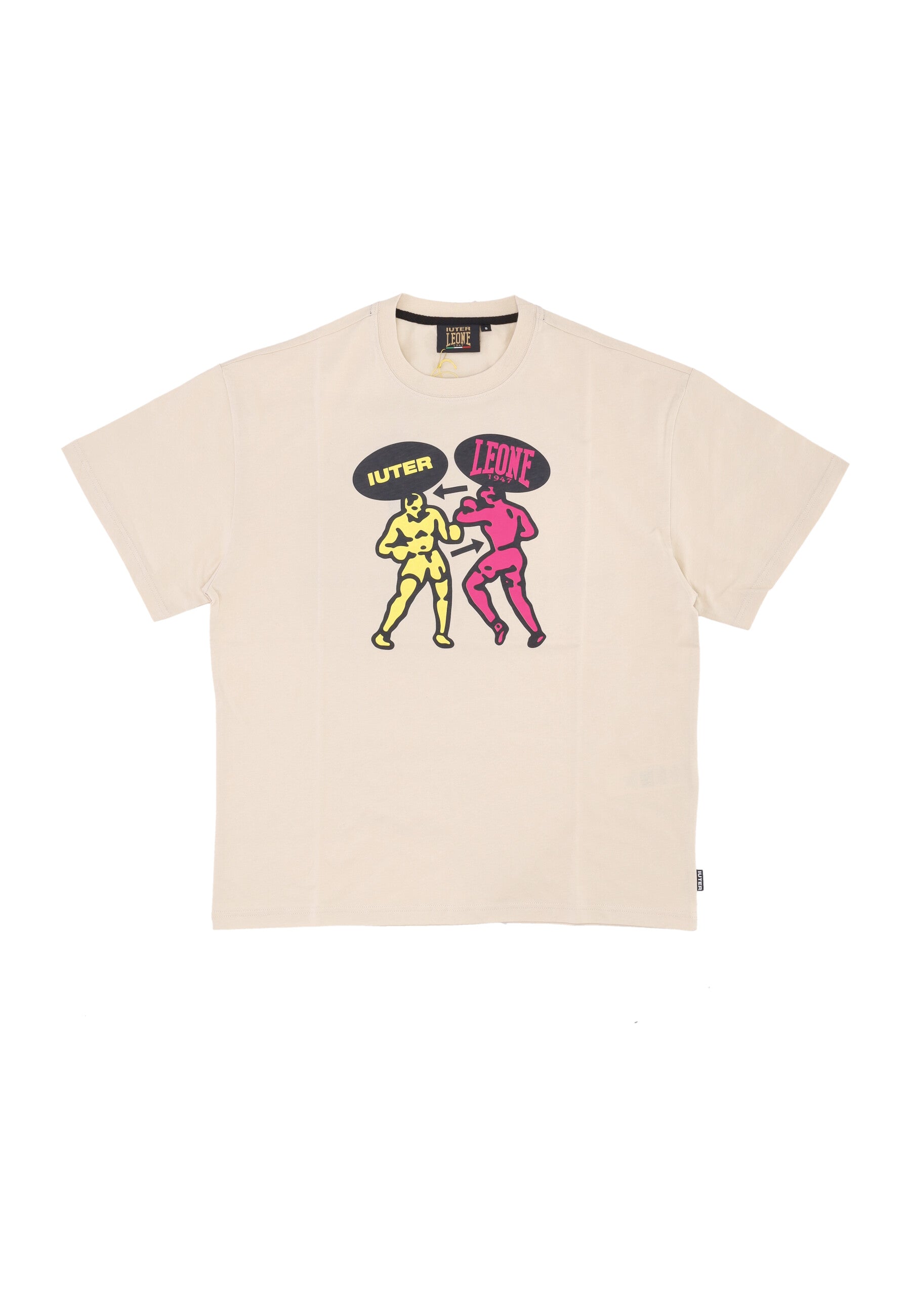 Maglietta Uomo We Are Fighters Tee X Leone 1947 Cream 24WITS52