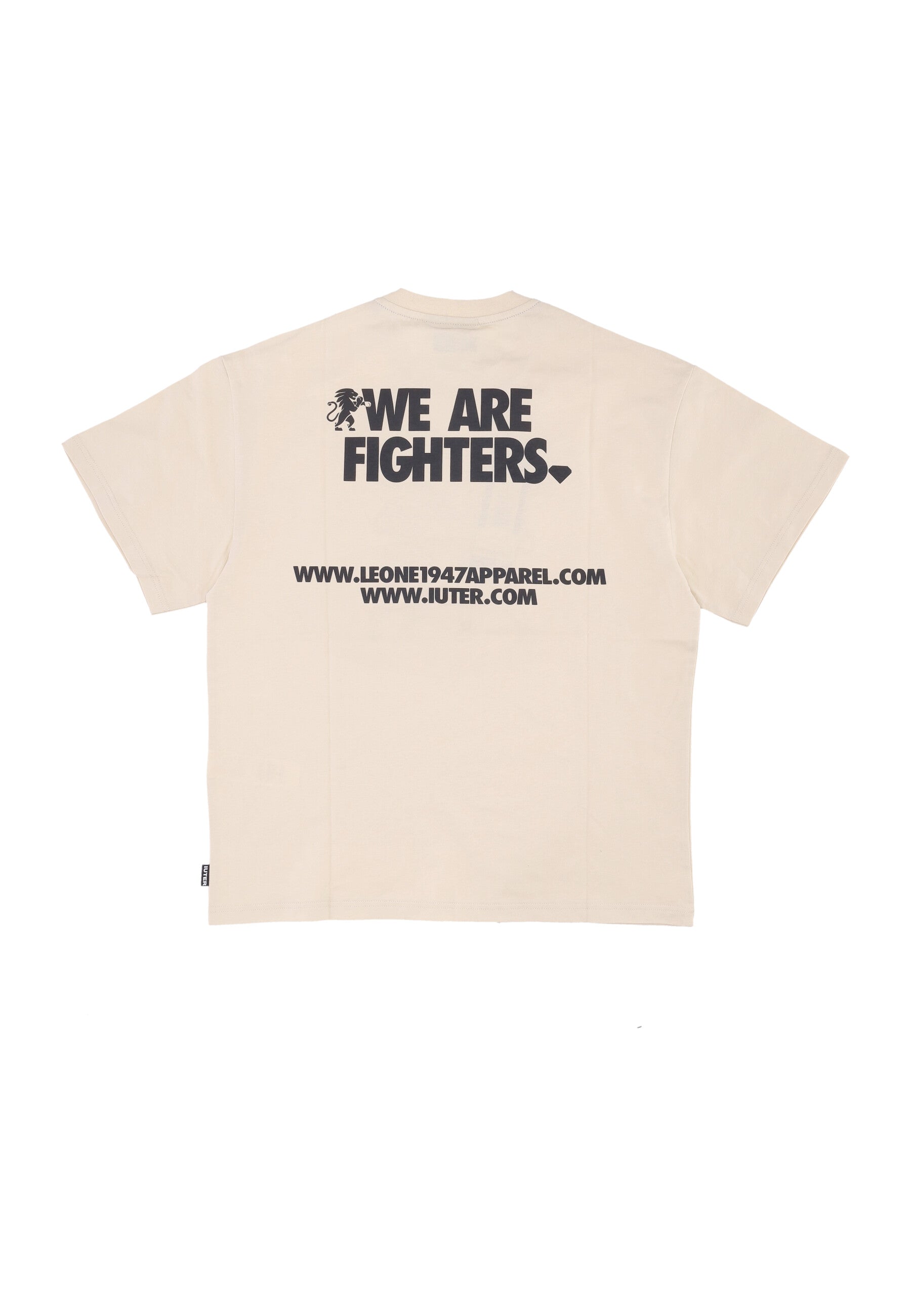 Maglietta Uomo We Are Fighters Tee X Leone 1947 Cream 24WITS52