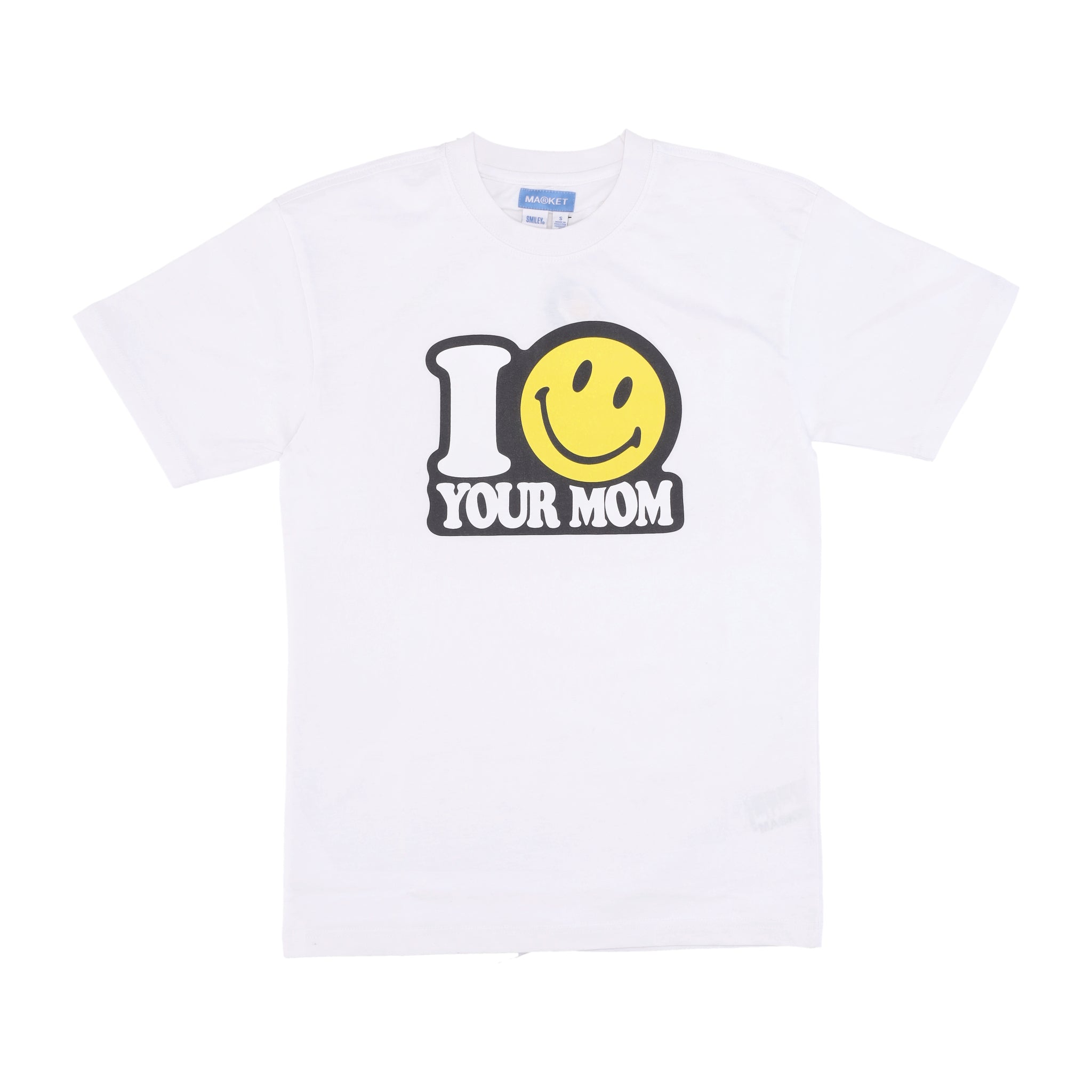 Maglietta Uomo Your Mom Tee X Smiley White 399001775