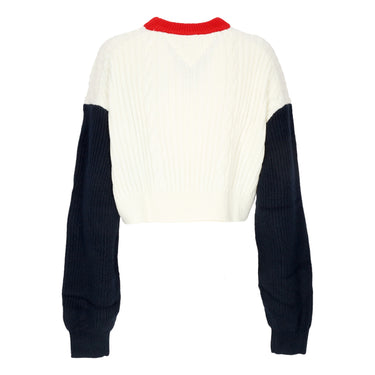 Maglione Donna Archive Sweater White DW0DW17497