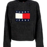 Maglione Donna W Melange Flag Sweater Black Melange DW0DW18681