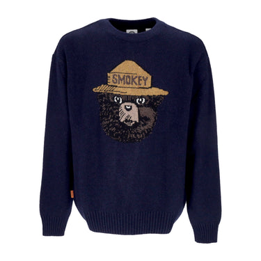 Maglione Uomo Jacquard Sweater X Smokey Bear Eclipse Navy ELYSW00112
