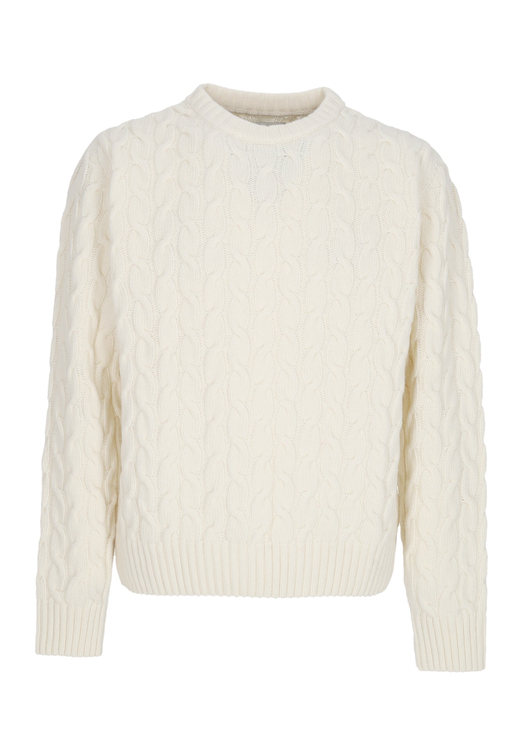 Maglione Uomo Logo Knit Sweater Cream 135K