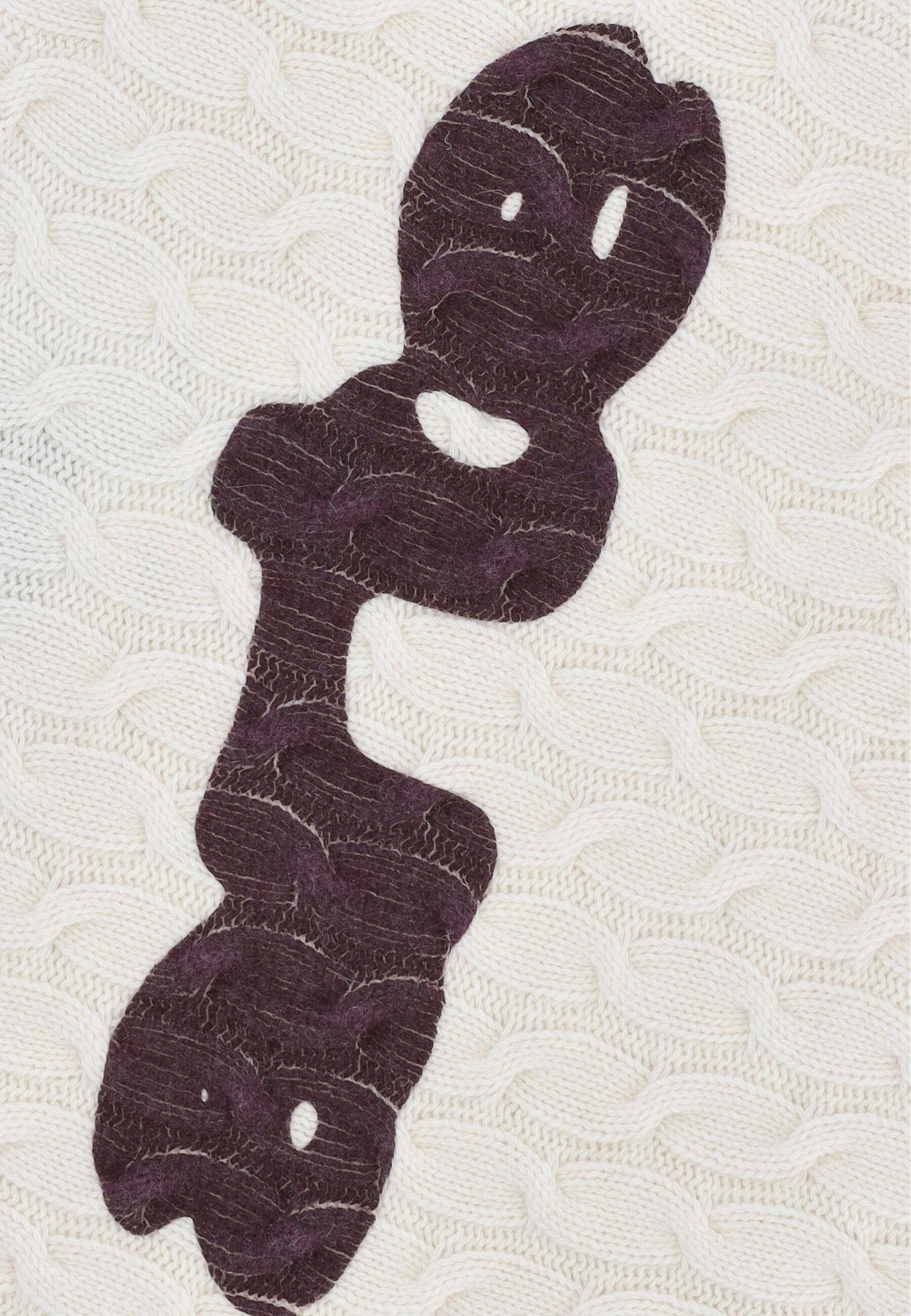 Maglione Uomo Logo Knit Sweater Cream 135K