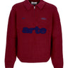 Maglione Uomo Logo Polo Bordeaux 256K