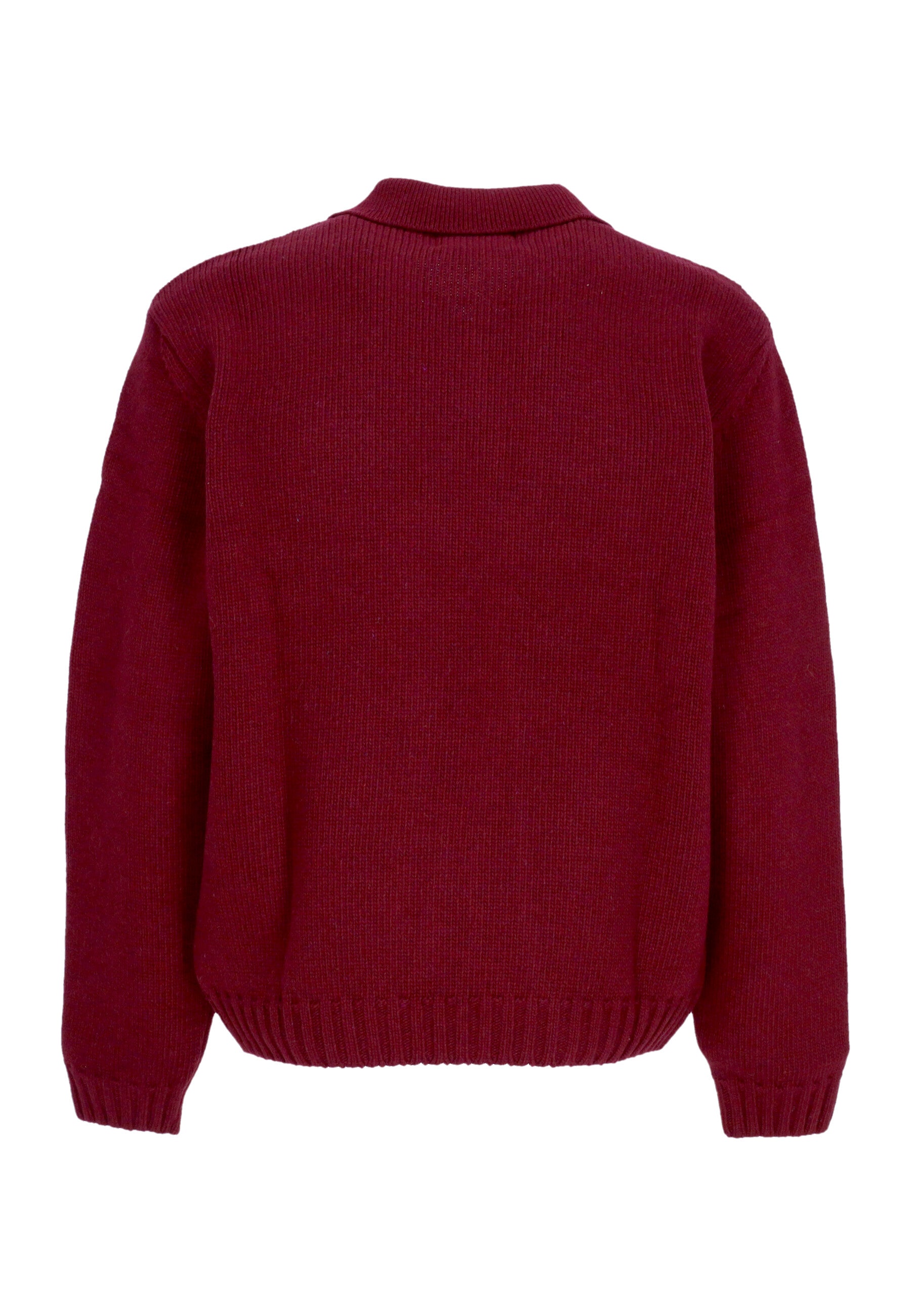 Maglione Uomo Logo Polo Bordeaux 256K