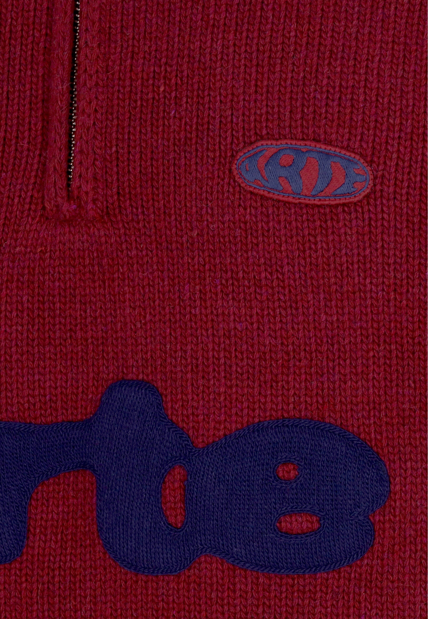 Maglione Uomo Logo Polo Bordeaux 256K