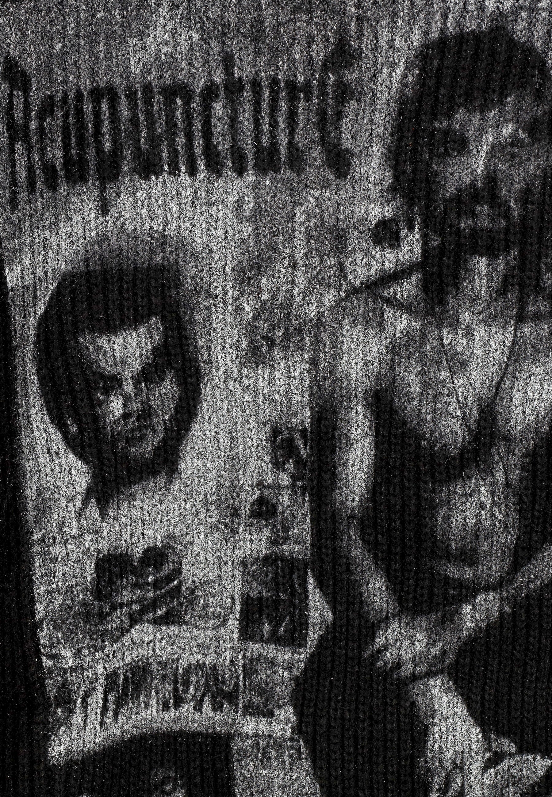 Maglione Uomo Punker Sweater Washed Black HTDM410504