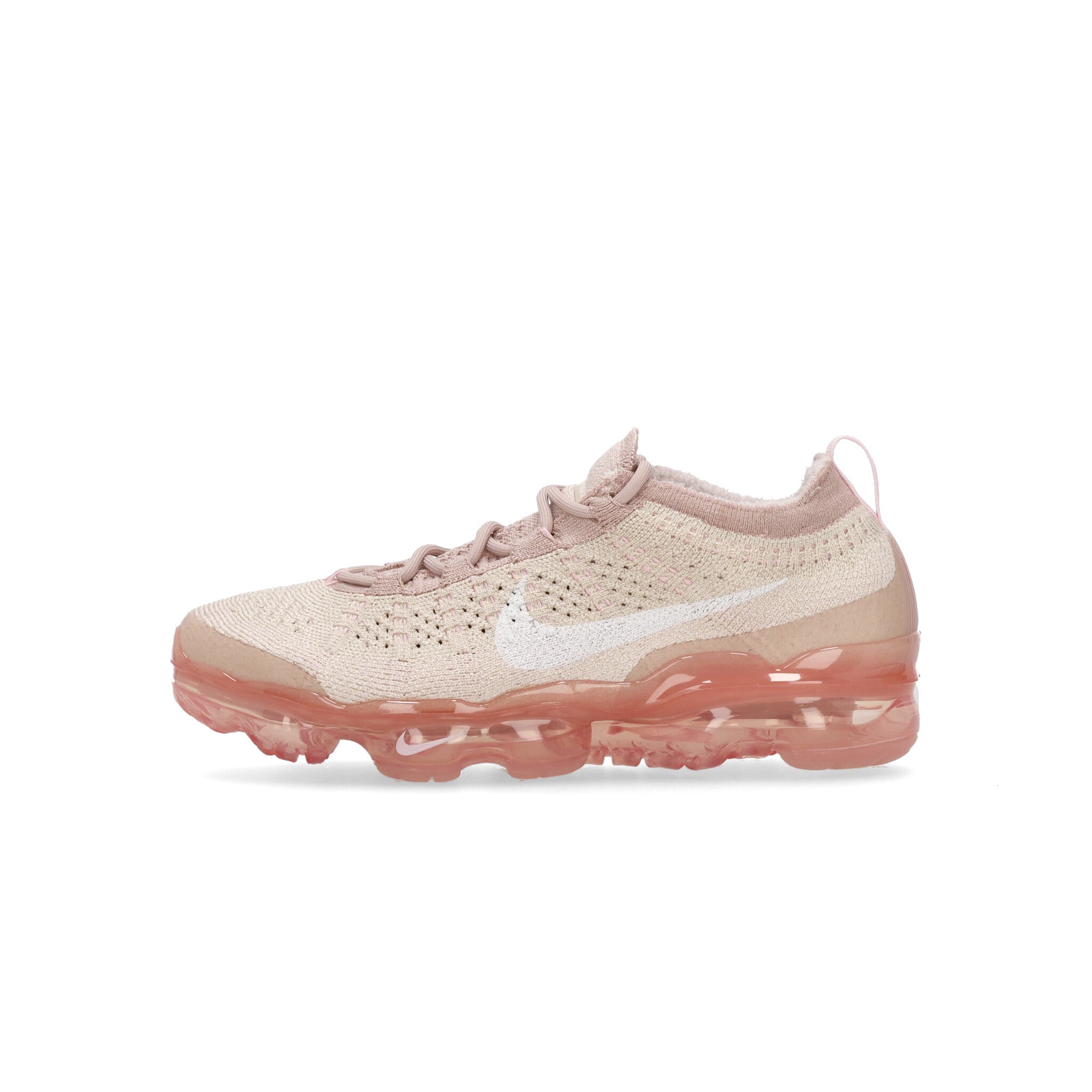 Scarpa Bassa Donna W Air Vapormax 2023 Flyknit Oatmeal/white/pink Oxford/medium Soft Pink DV6840-101