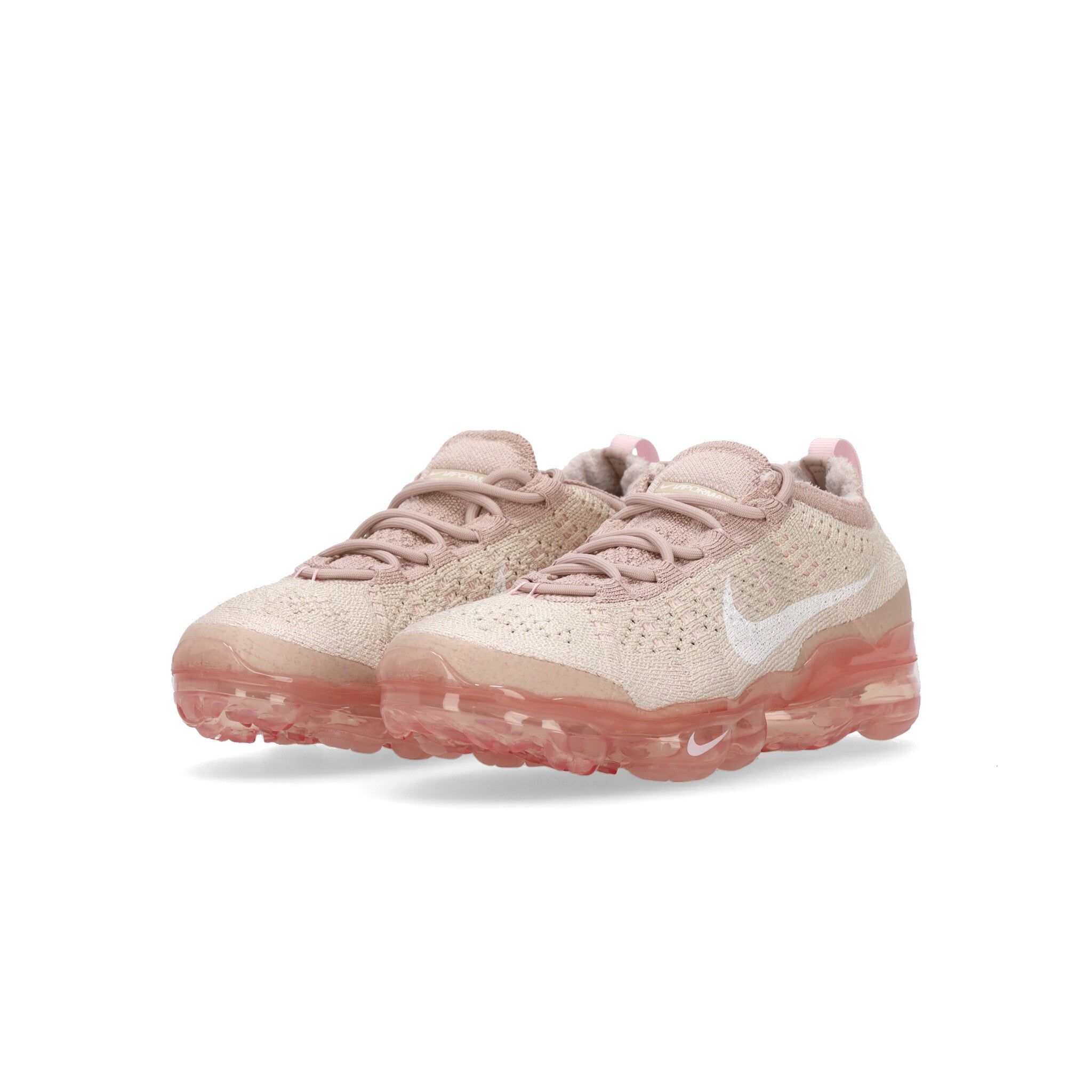 Scarpa Bassa Donna W Air Vapormax 2023 Flyknit Oatmeal/white/pink Oxford/medium Soft Pink DV6840-101