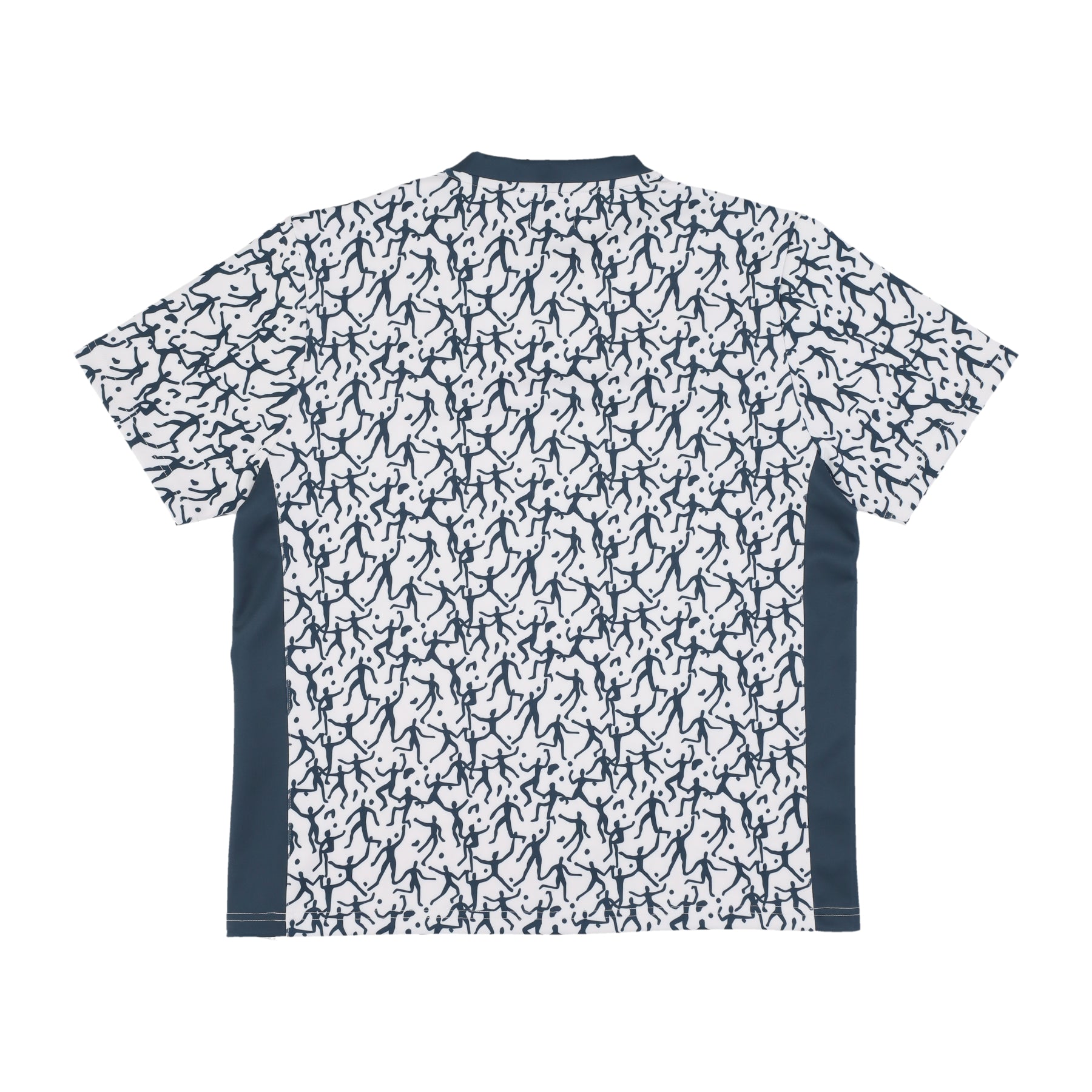 Maglietta Uomo Silvester Shirt White/navy 152T