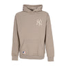 Felpa Cappuccio Uomo Mlb League Essentials Oversize Hoodie Neyyan Air Grey/off White 60435558