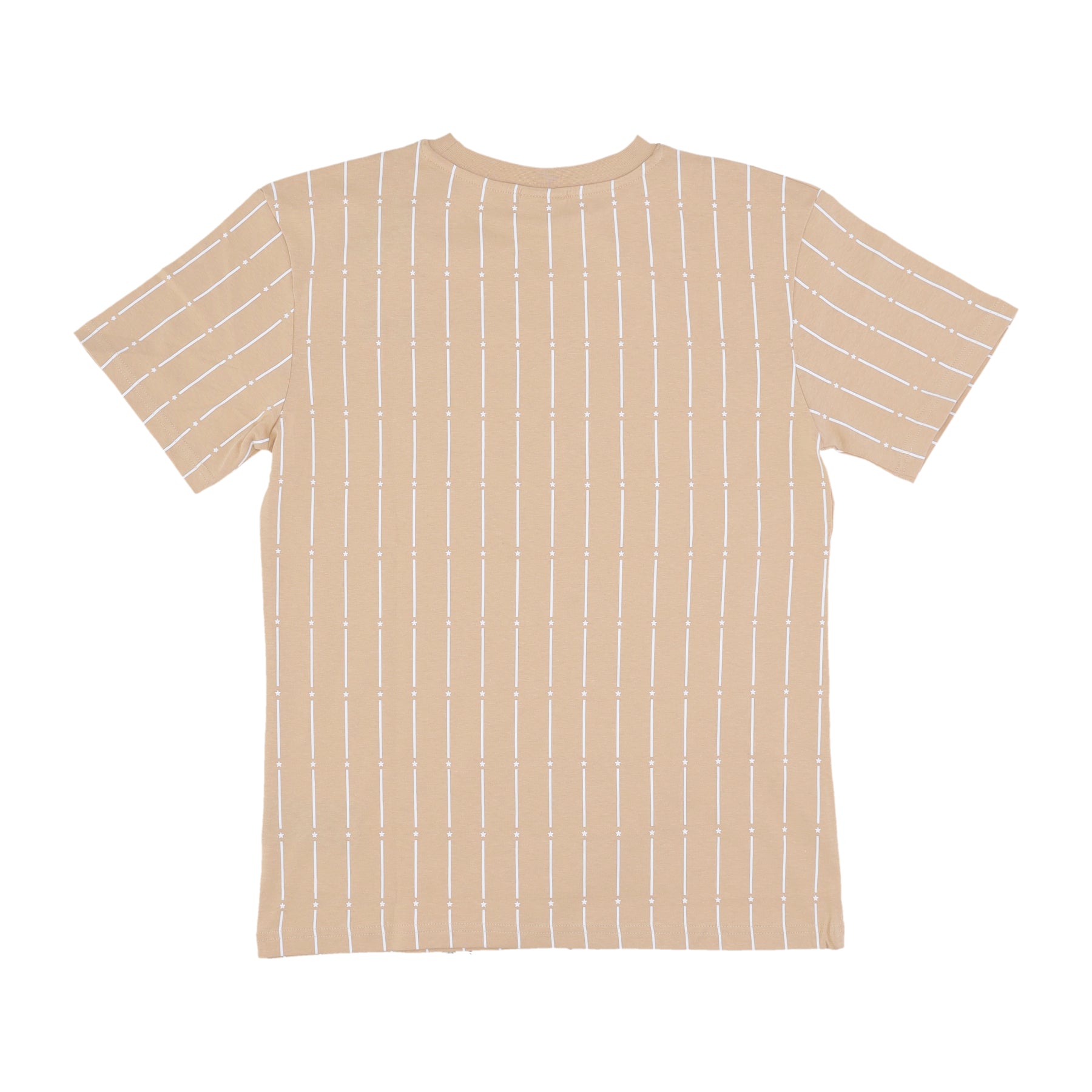 Maglietta Donna W Small Signature Star Pinstripe Os Tee Sand/off White 6137727