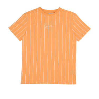 Maglietta Donna W Pinstripe Os Tee Orange/off White 6137740