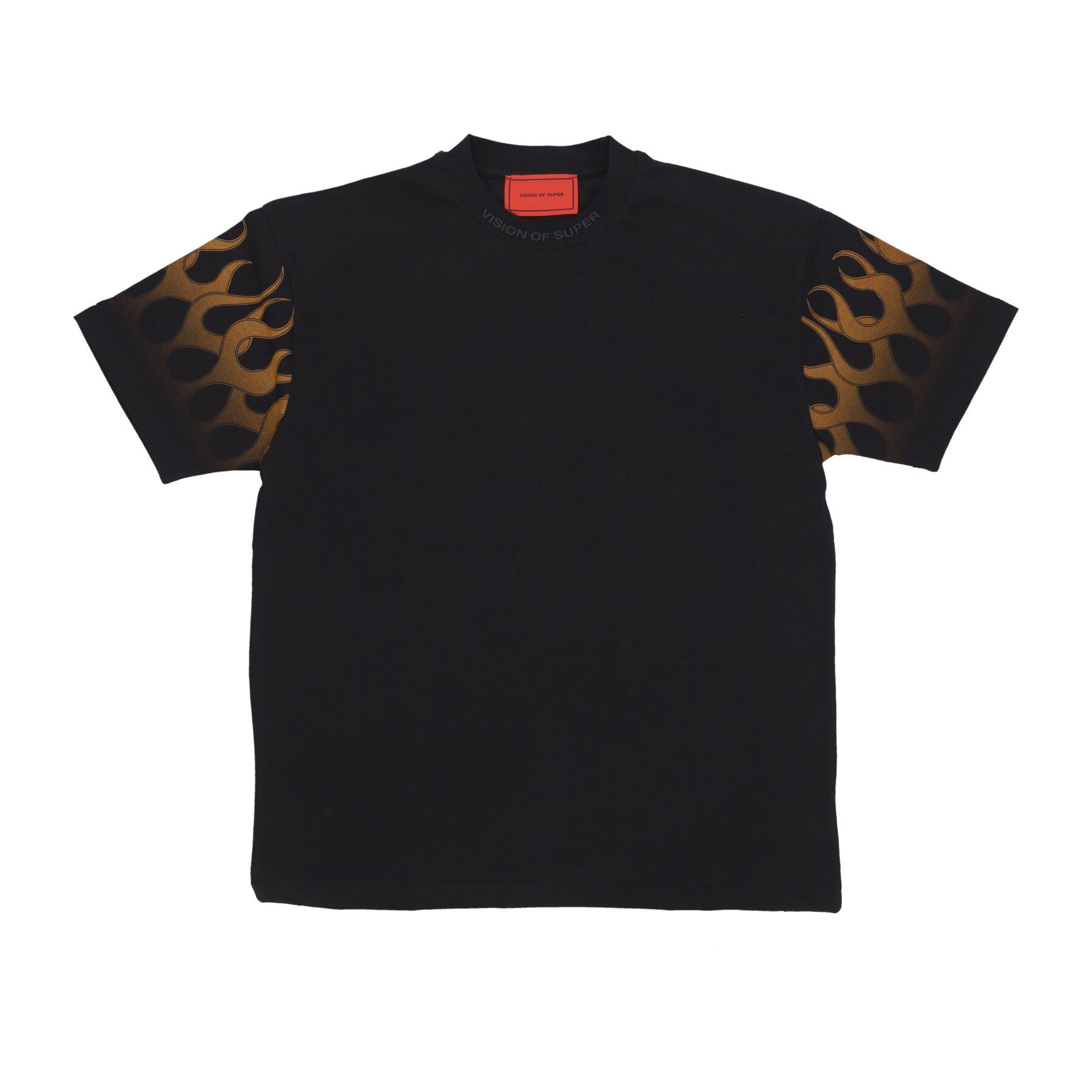 Maglietta Uomo Flames Tee Black/orange VS00755