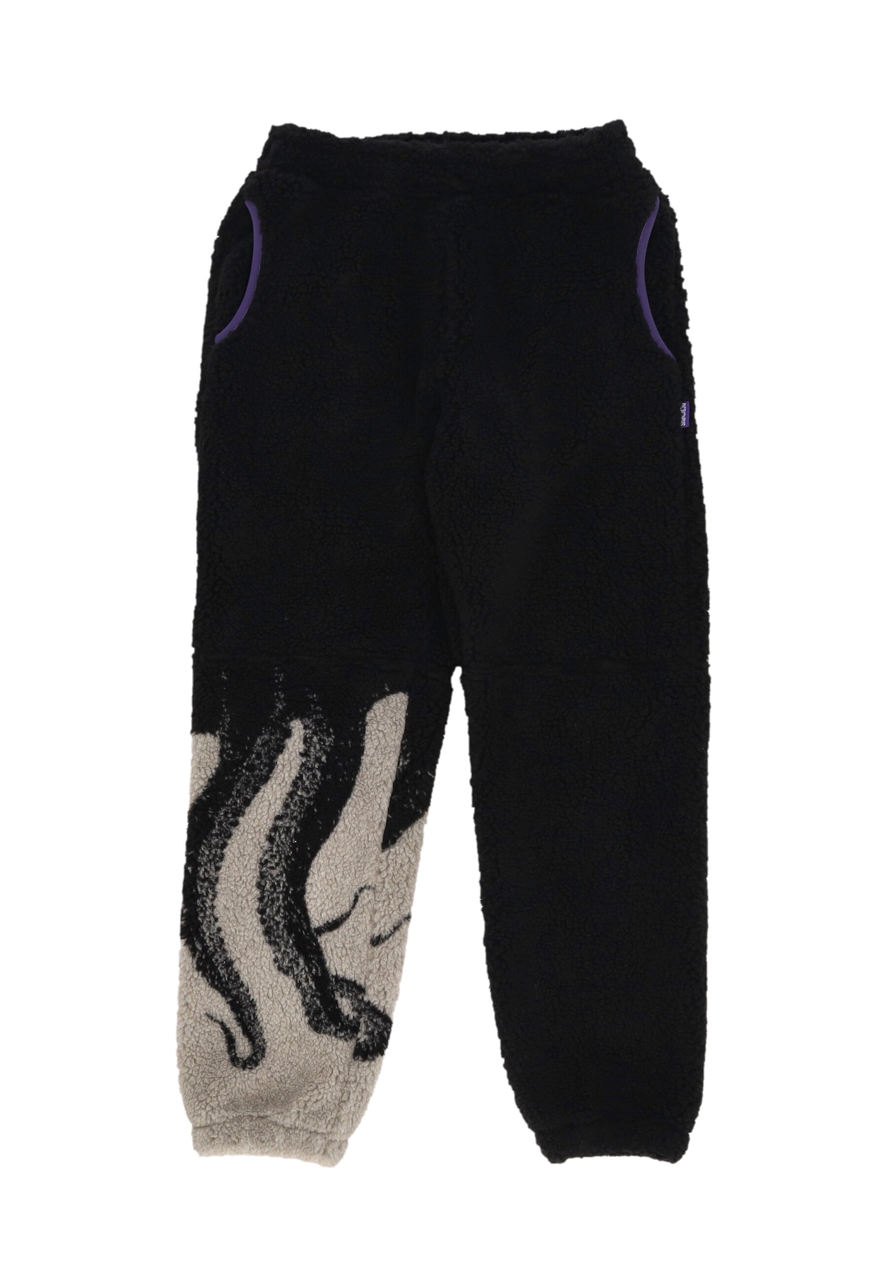 Orsetto Uomo Side Sherpa Pants Black 24WOSP41