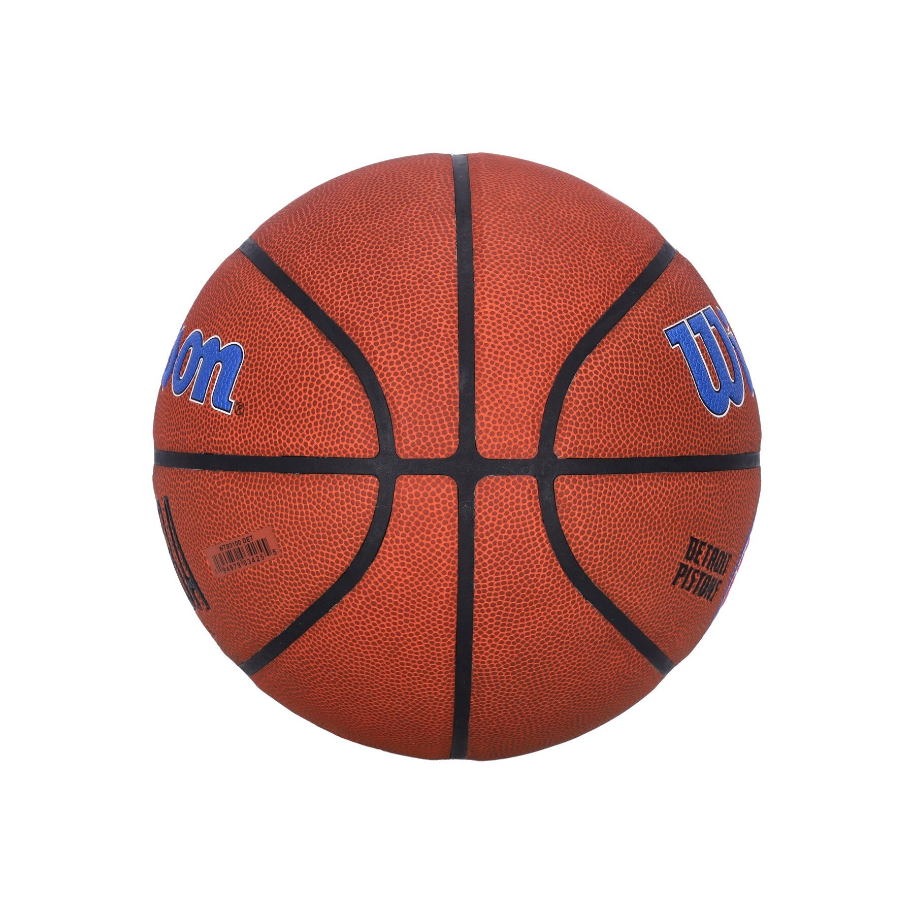 Pallone Uomo Nba Team Alliance Basketball Size 7 Detpis Brown/original Team Colors WTB3100XBDET