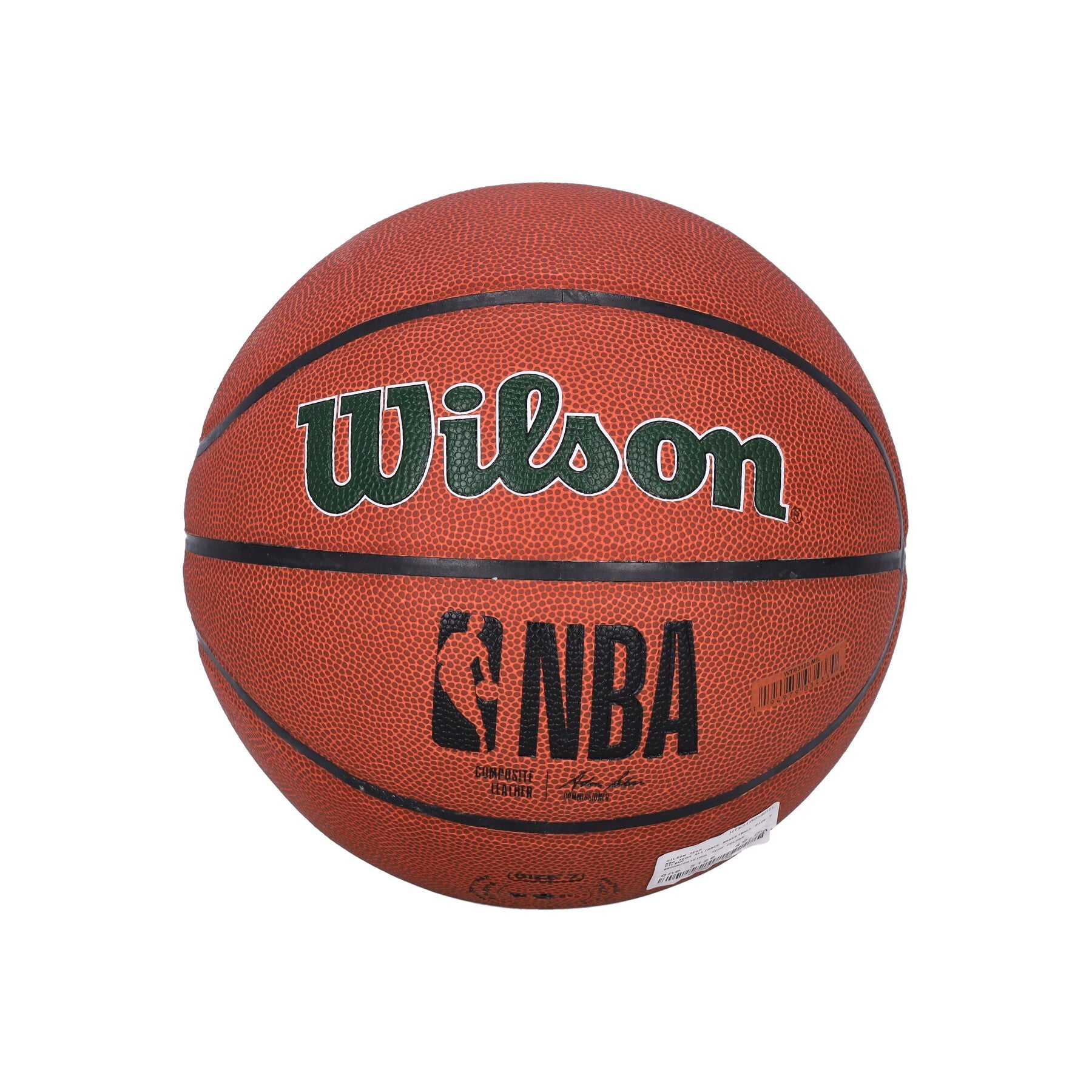 Pallone Uomo Nba Team Alliance Basketball Size 7 Milbuc Brown/original Team Colors WTB3100XBMIL