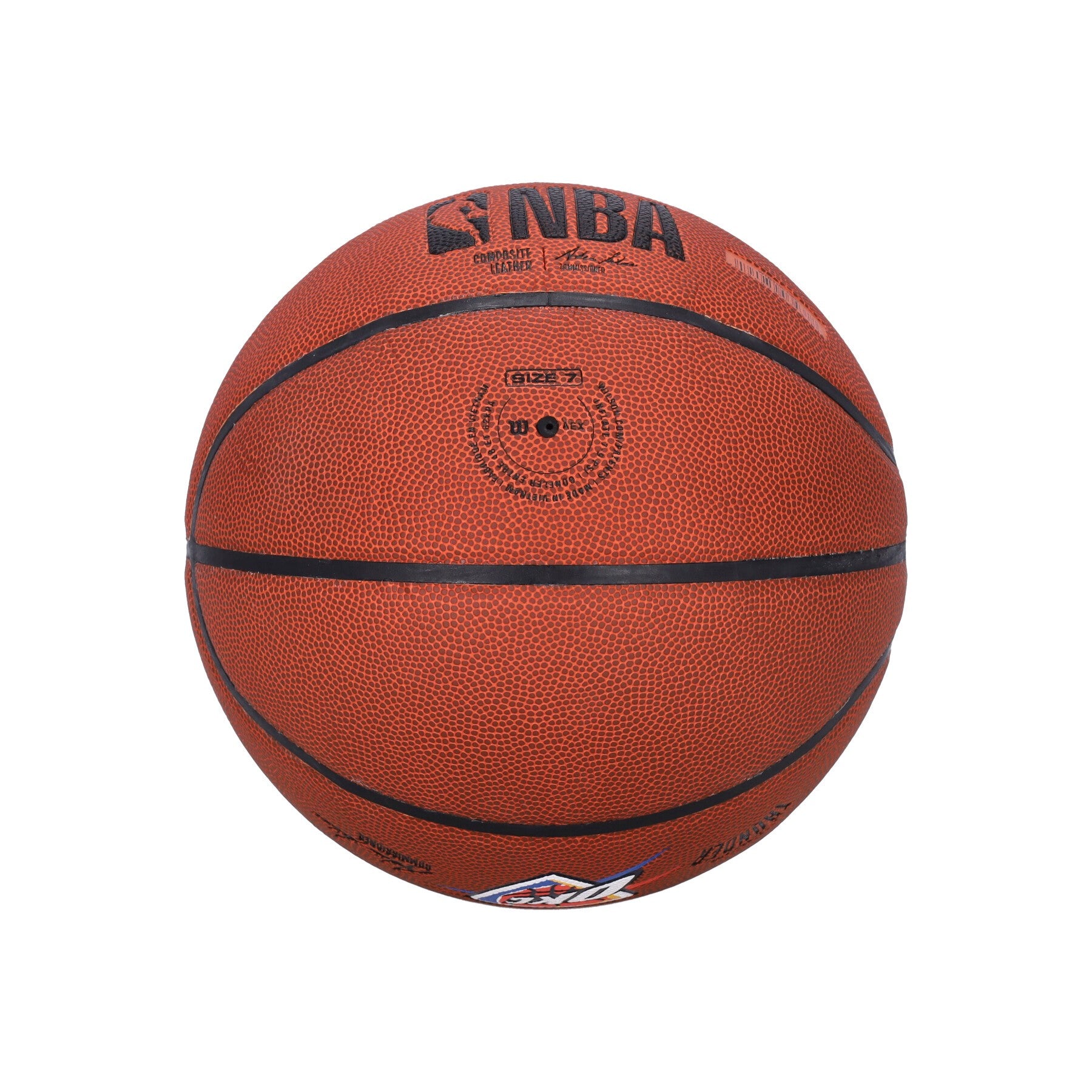 Pallone Uomo Nba Team Alliance Basketball Size 7 Oklthu Brown/original Team Colors WTB3100XBOKC