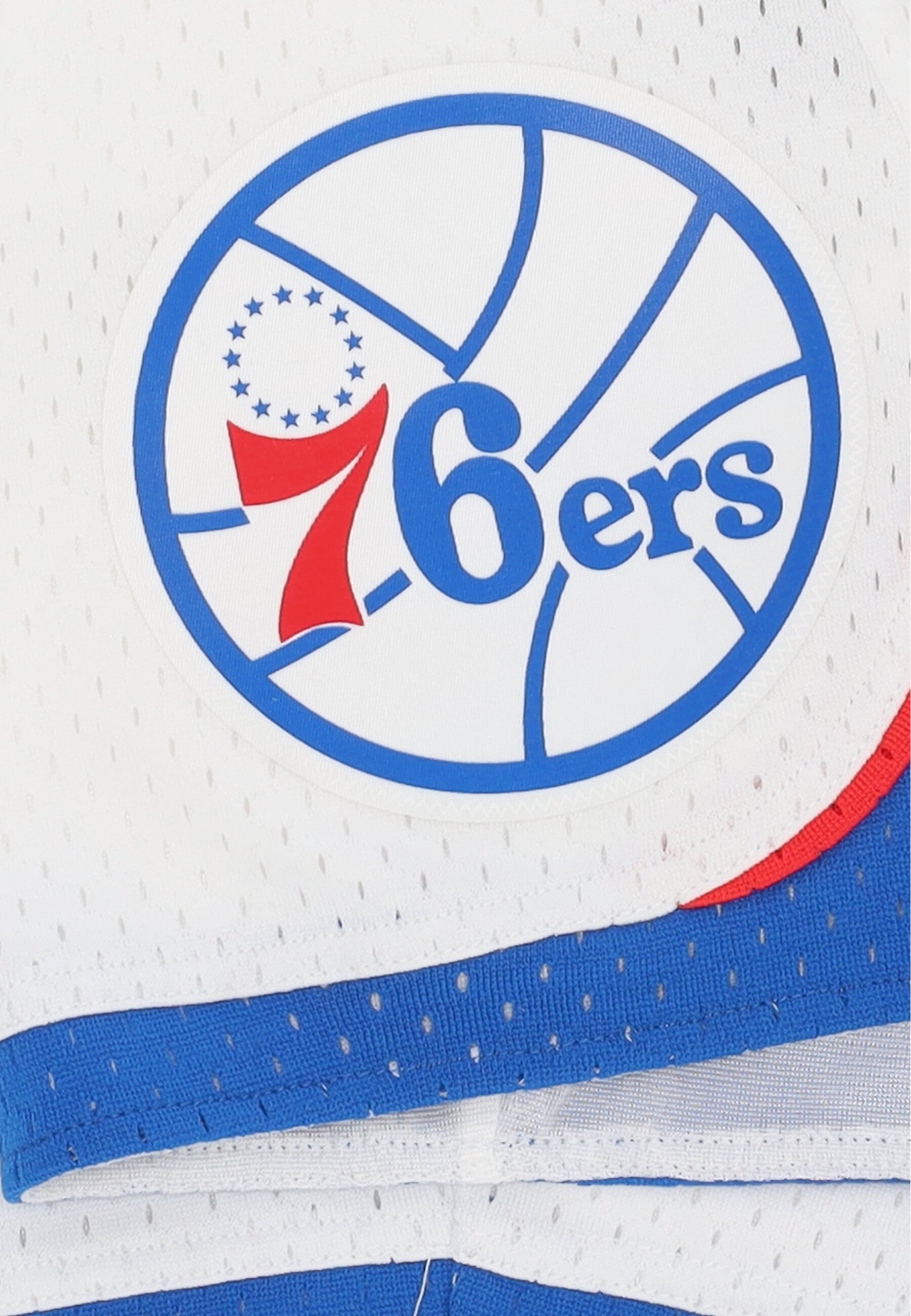 Pantaloncino Basket Uomo Nba Swingman Shorts Phi76e Original Team Colors BT11627-P76WHIT