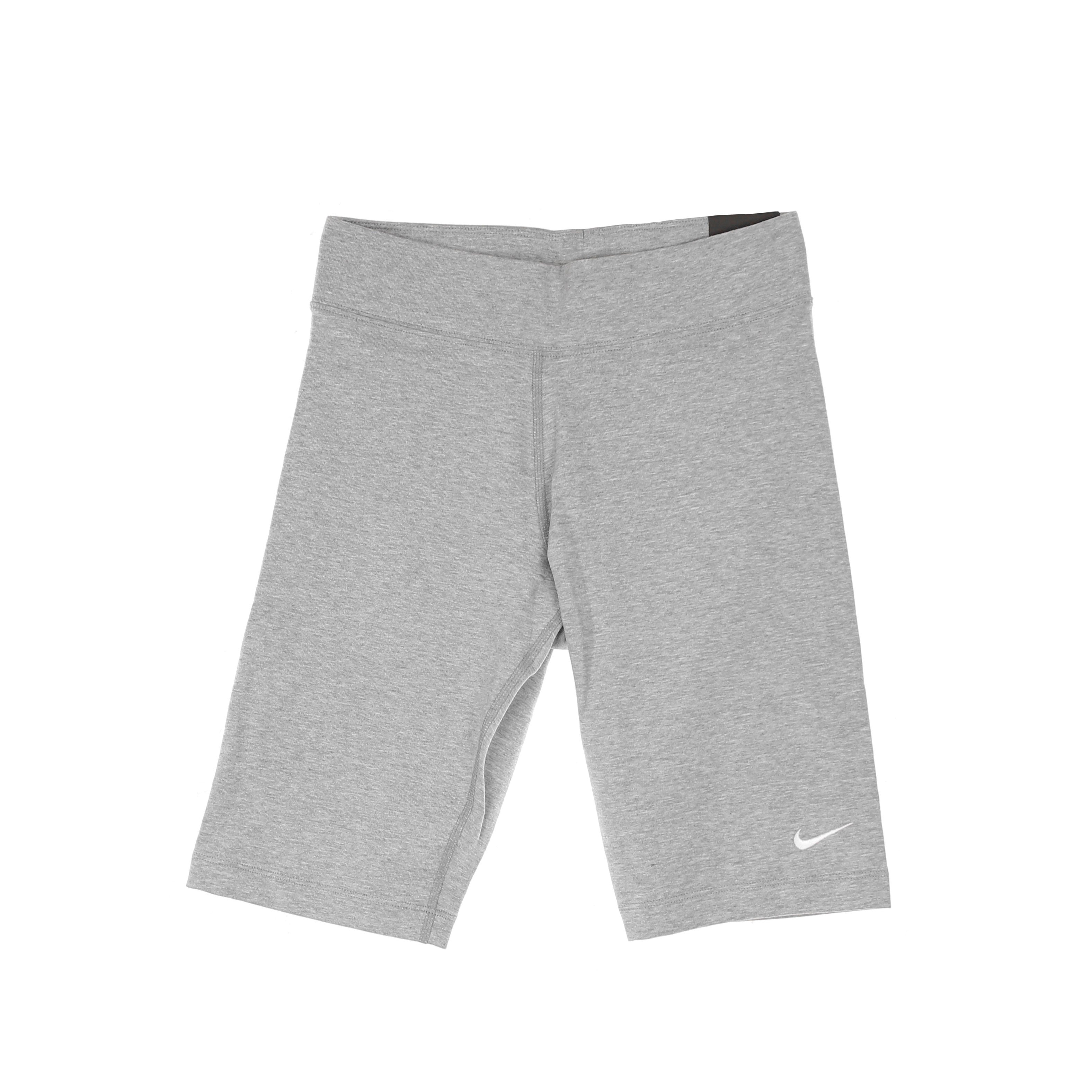 Pantaloncino Ciclista Donna W Sportswear Essential Biker Short Lbr Mid-rise Dk Grey Heather/white CZ8526