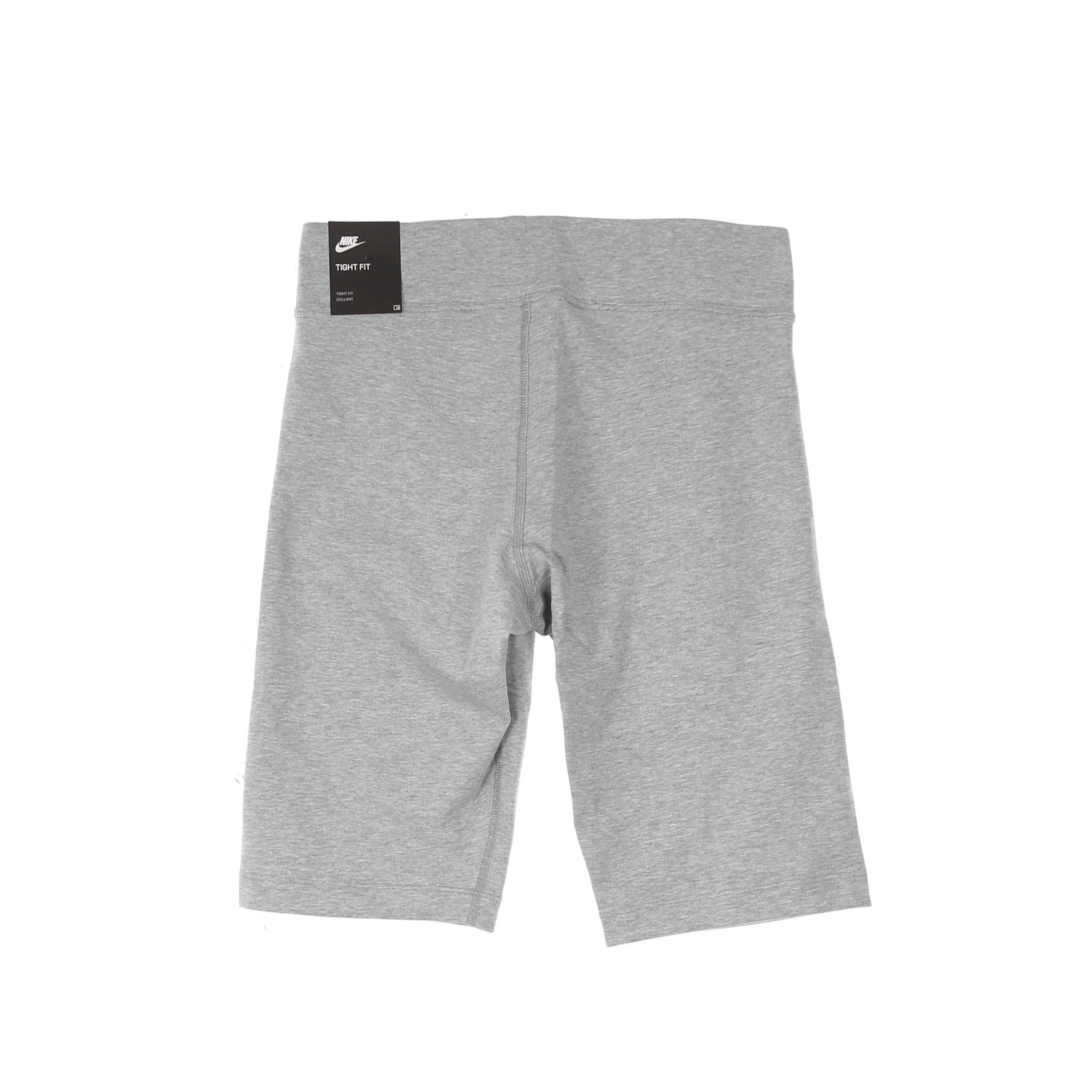 Pantaloncino Ciclista Donna W Sportswear Essential Biker Short Lbr Mid-rise Dk Grey Heather/white CZ8526