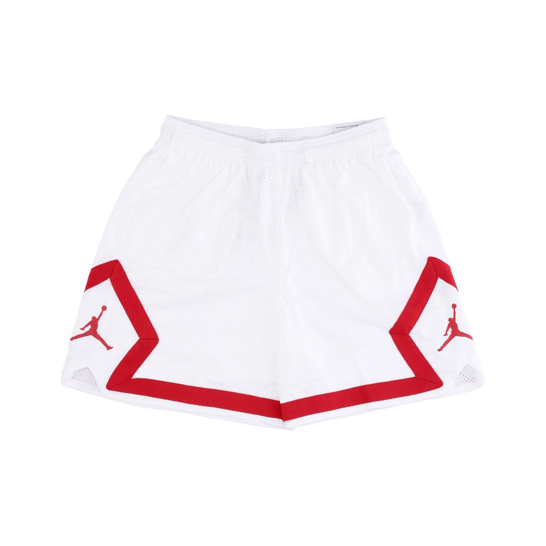 Pantaloncino Tipo Basket Donna Heritage Diamond Short White/gym Red DO5032