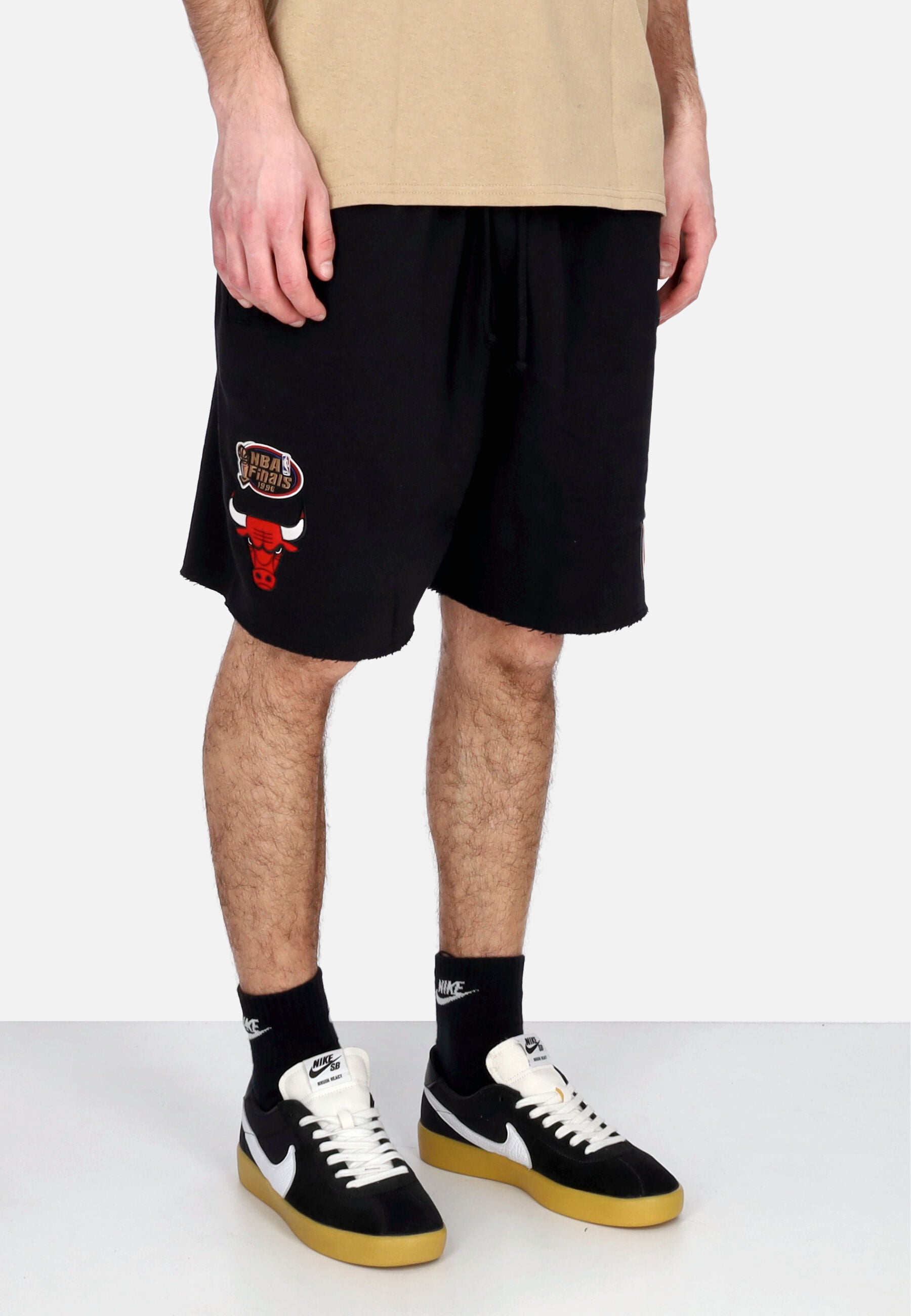 Mitchell Ness Pantalone Corto Tuta Felpato Uomo Nba Postgame