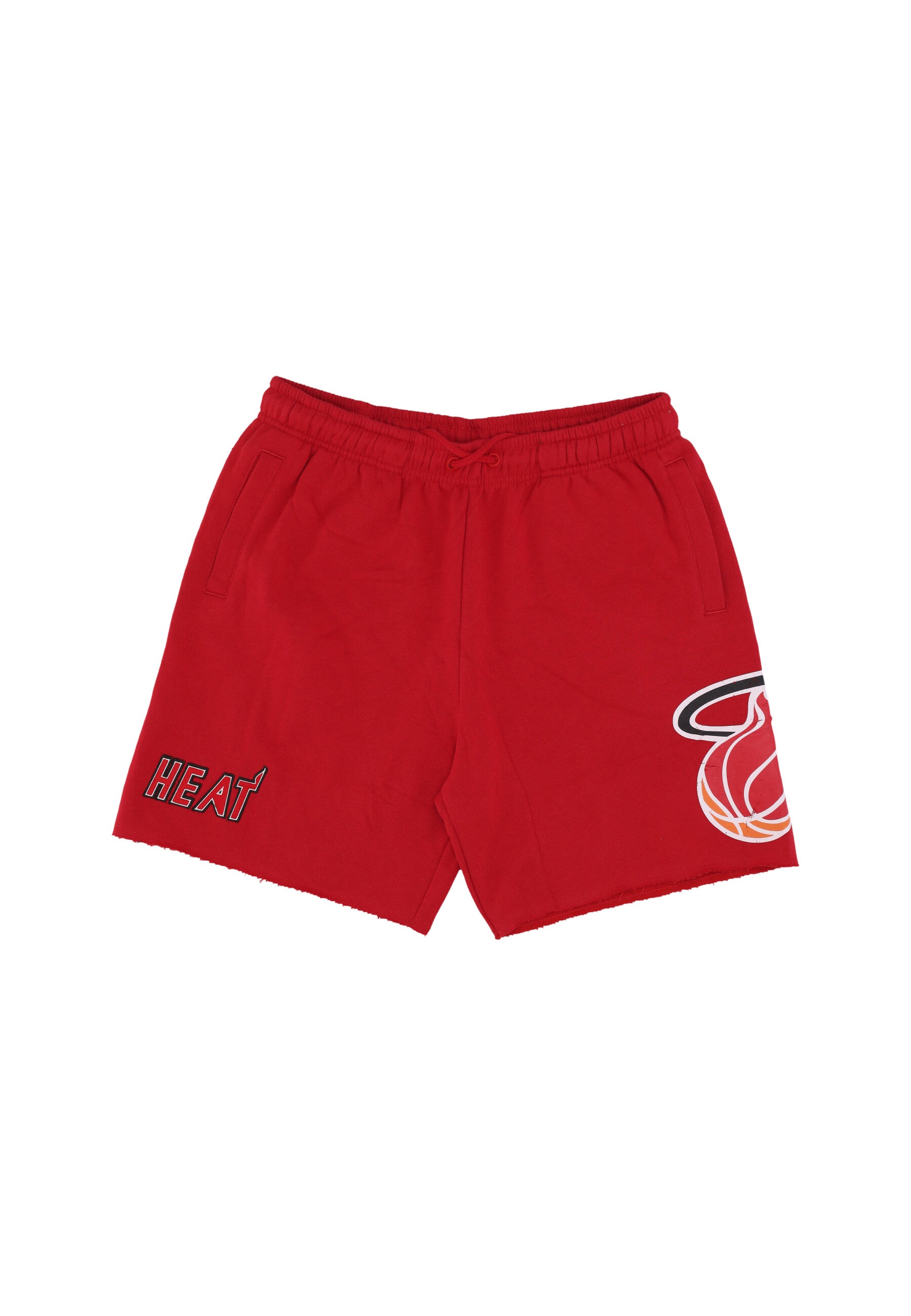 Pantalone Corto Tuta Felpato Uomo Nba Postgame Vintage Logo Fleece Short Miahea Scarlet PSHR6596-MHEYYPPPSCAR