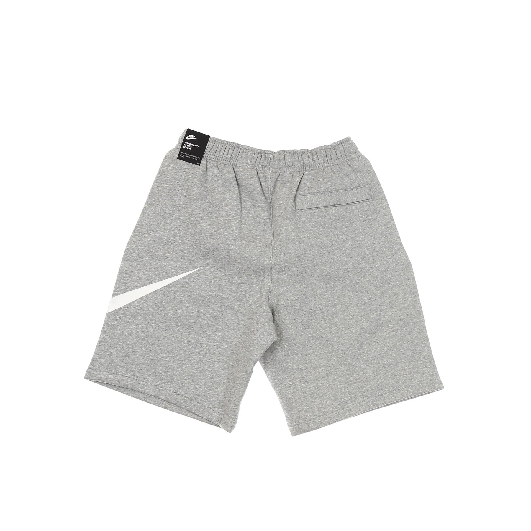 Pantalone Corto Tuta Felpato Uomo Sportswear Club Dk Grey Heather/white/white BV2721